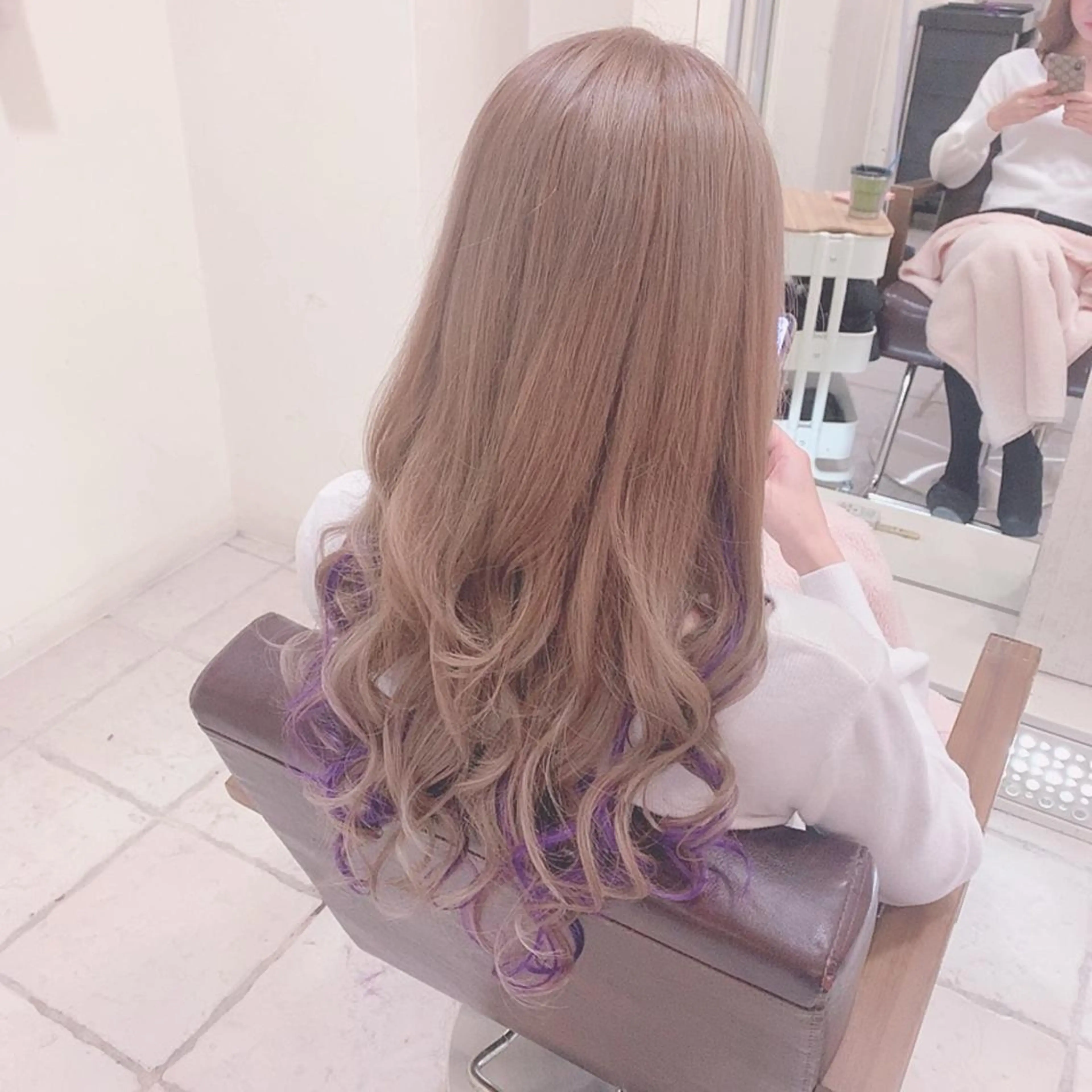 ロング Tint by alo所属・🐰FUMINA🐰 カットモデルのヘアスタイル