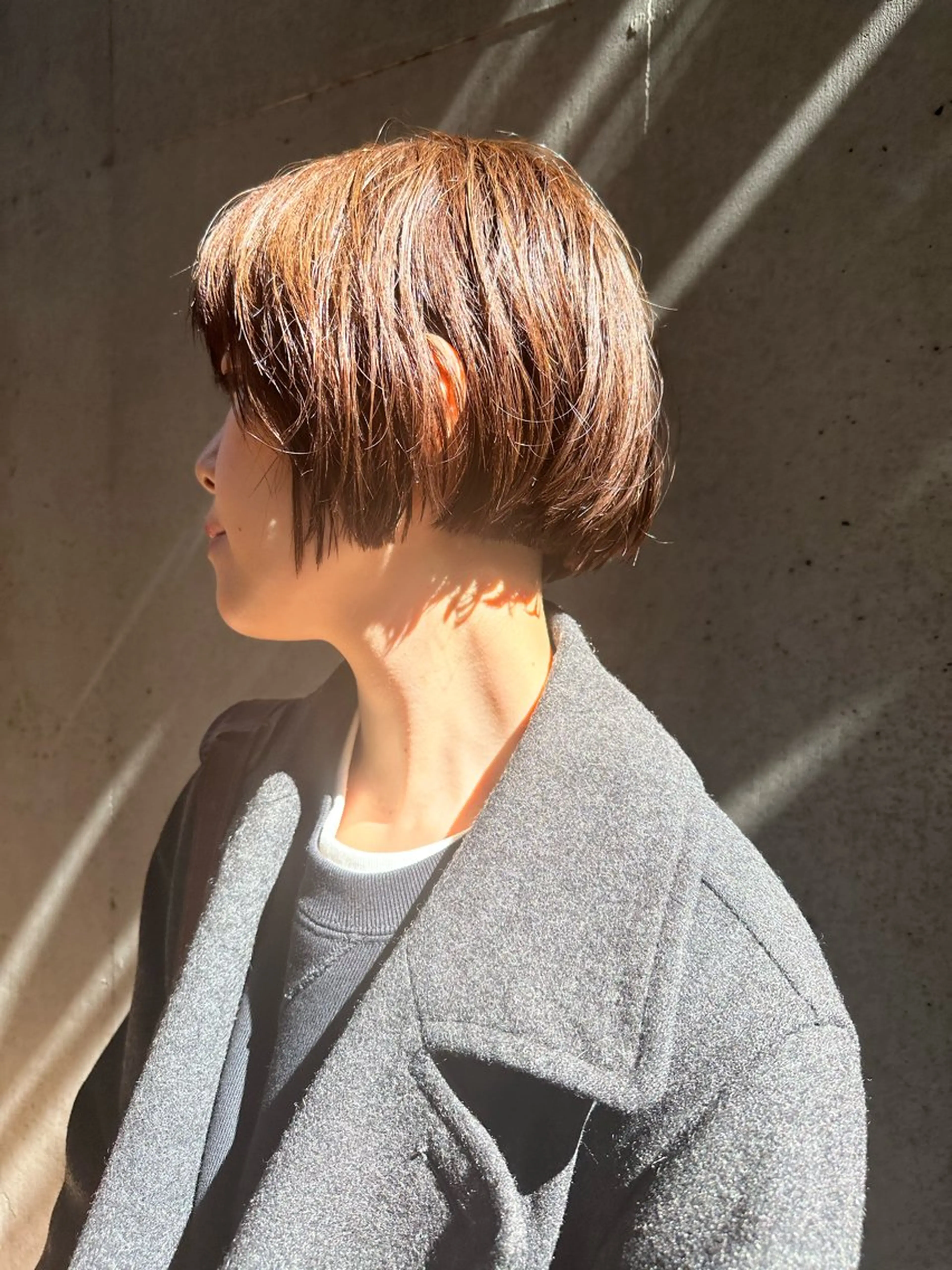 ショート 似合わせカット /パーマ岡本淳平のヘアスタイル