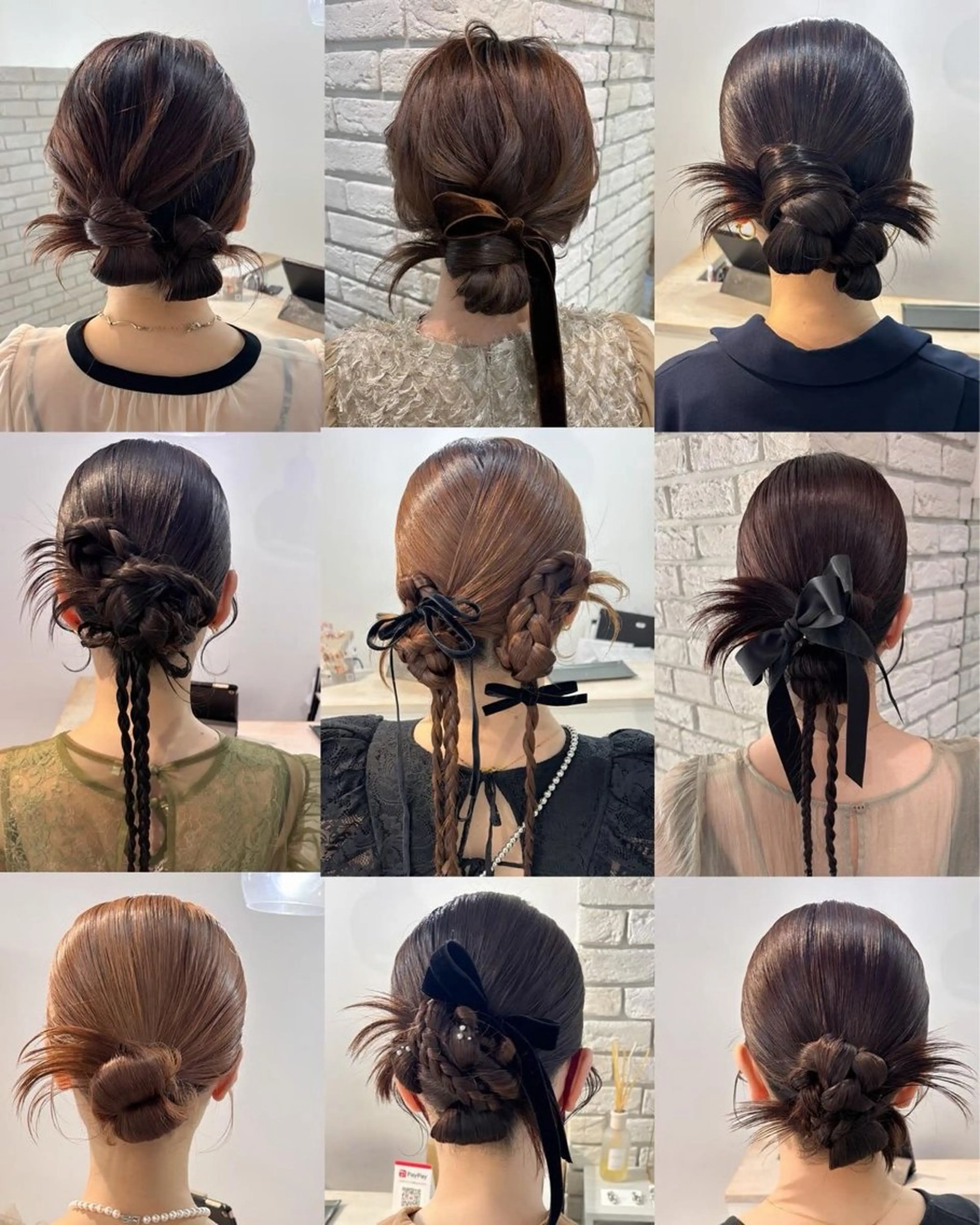 ヘアセット(カチモリのアップスタイルのみ)+トリートメントの写真