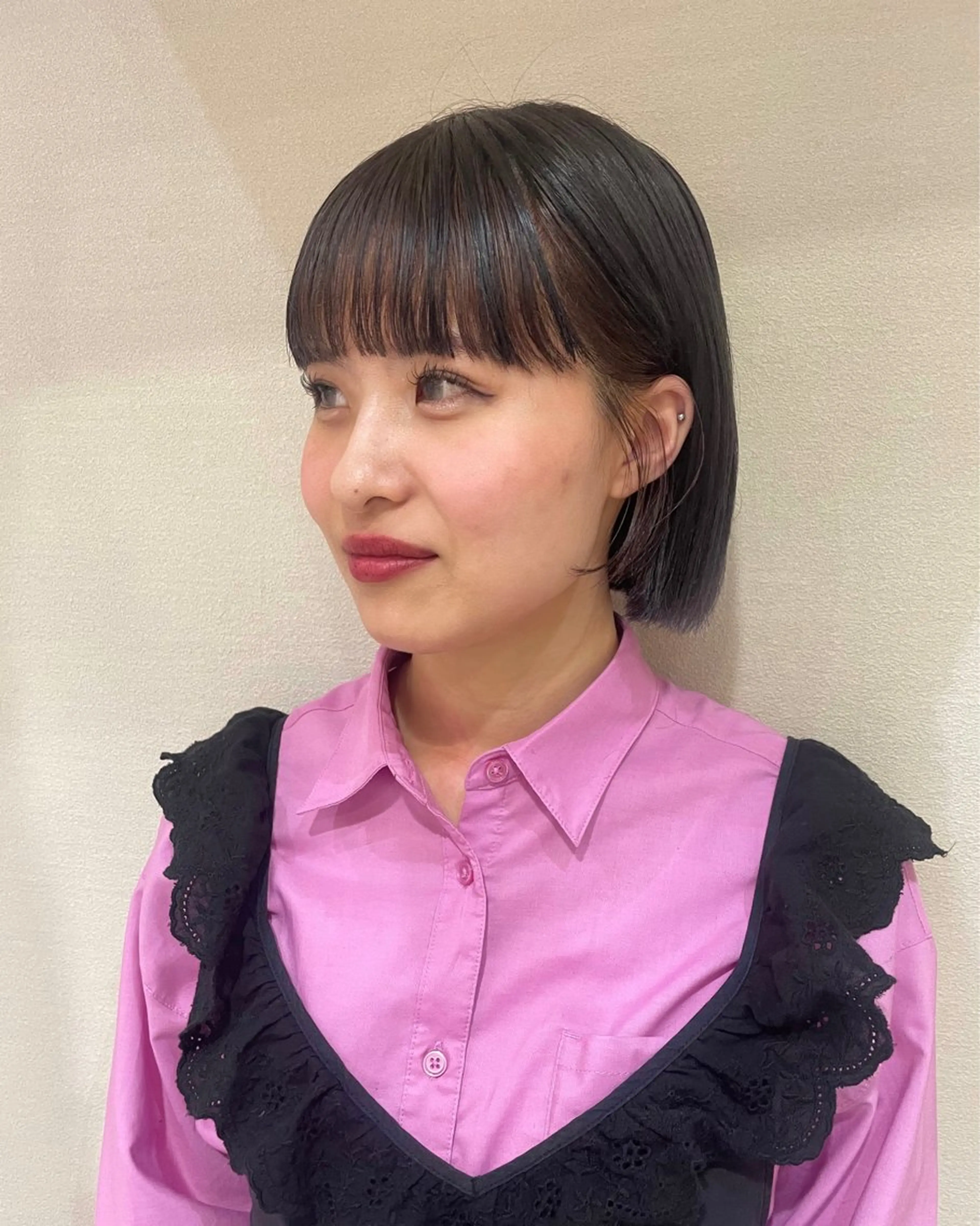 カラー ベージュ/透明感/ 桃子🎀のヘアスタイル