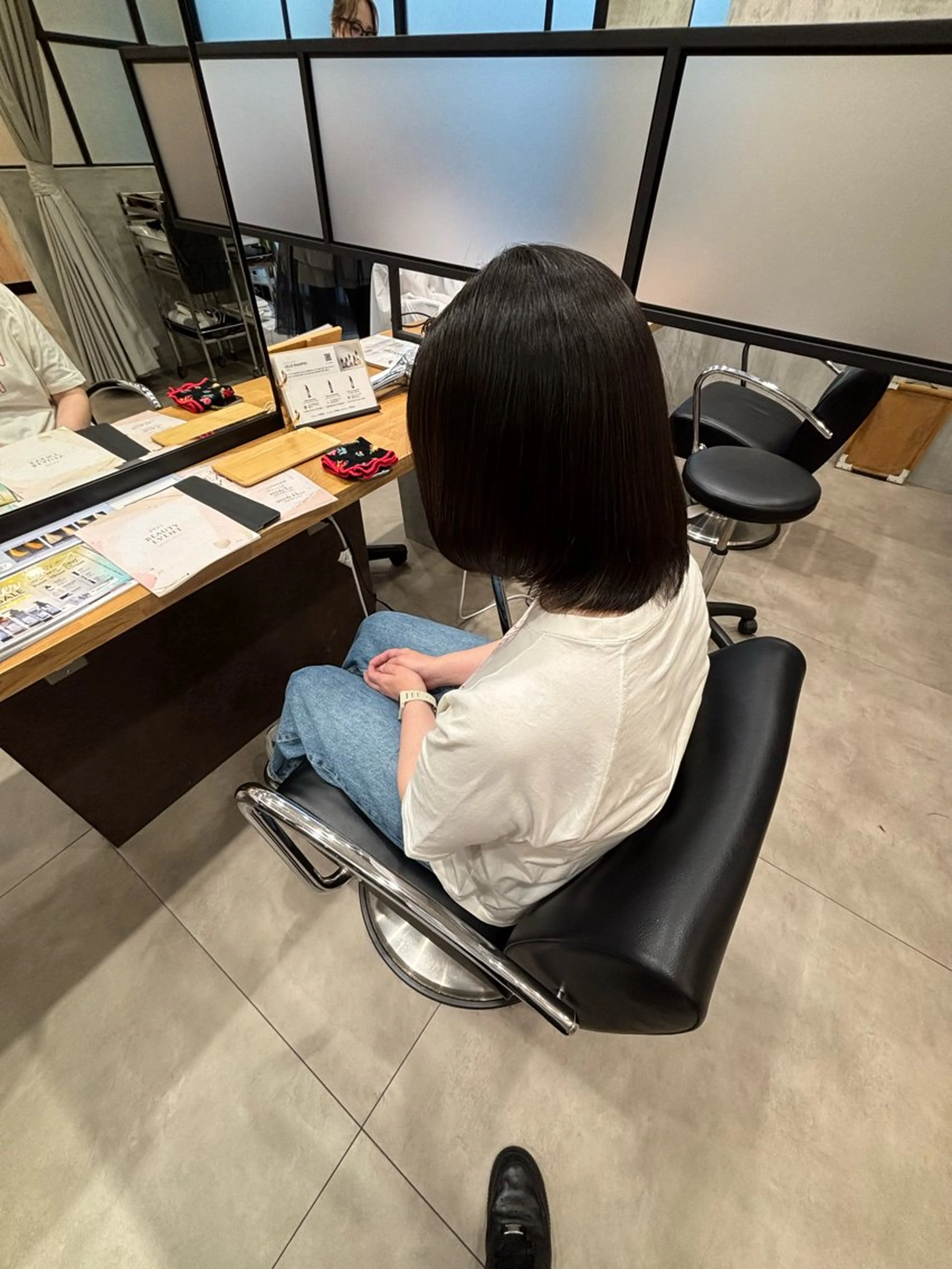 ショート カット 縮毛矯正 馬場 一輝のヘアスタイル