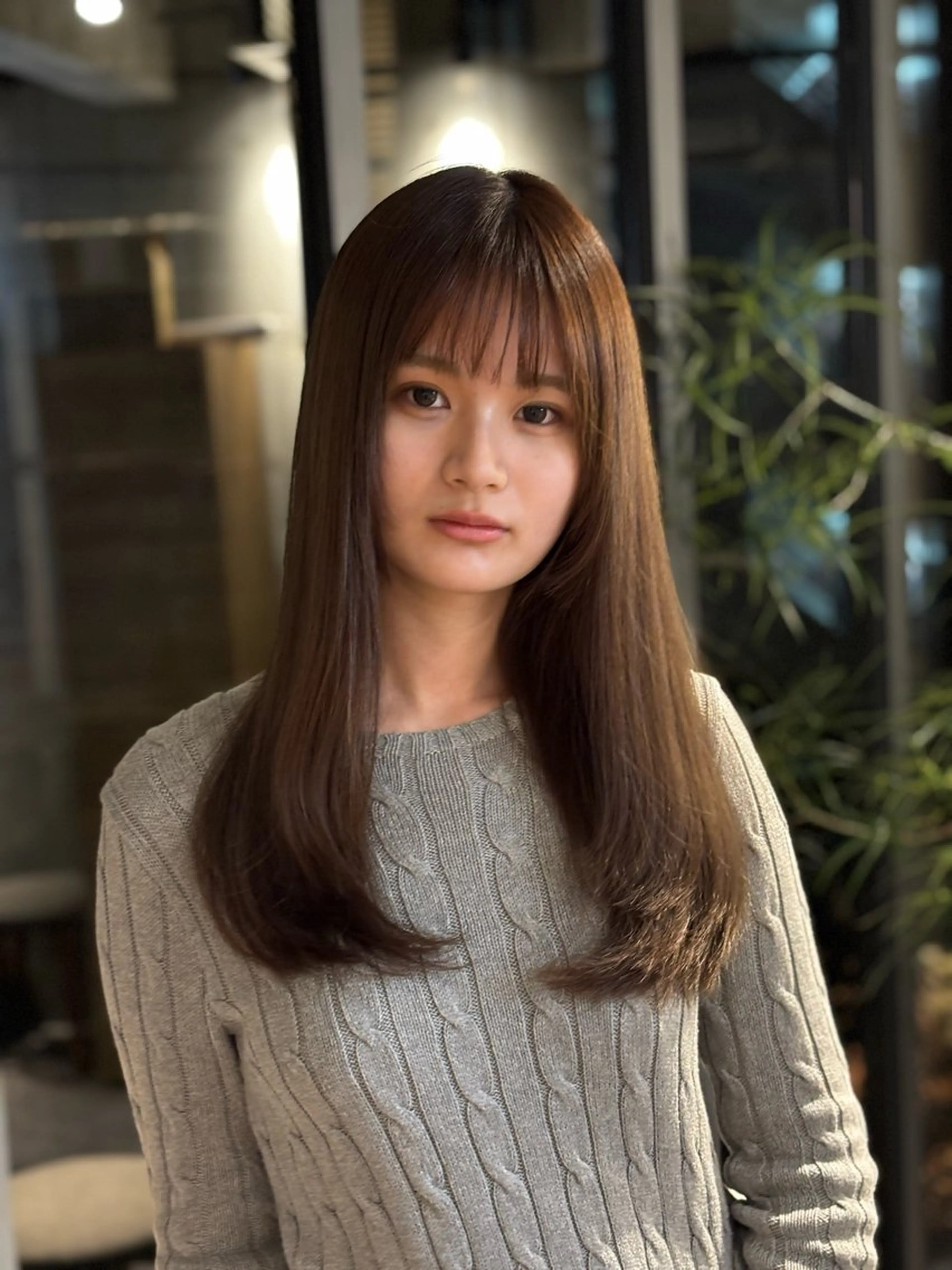 ロング 縮毛矯正 トリートメント DaVin アキラのヘアスタイル