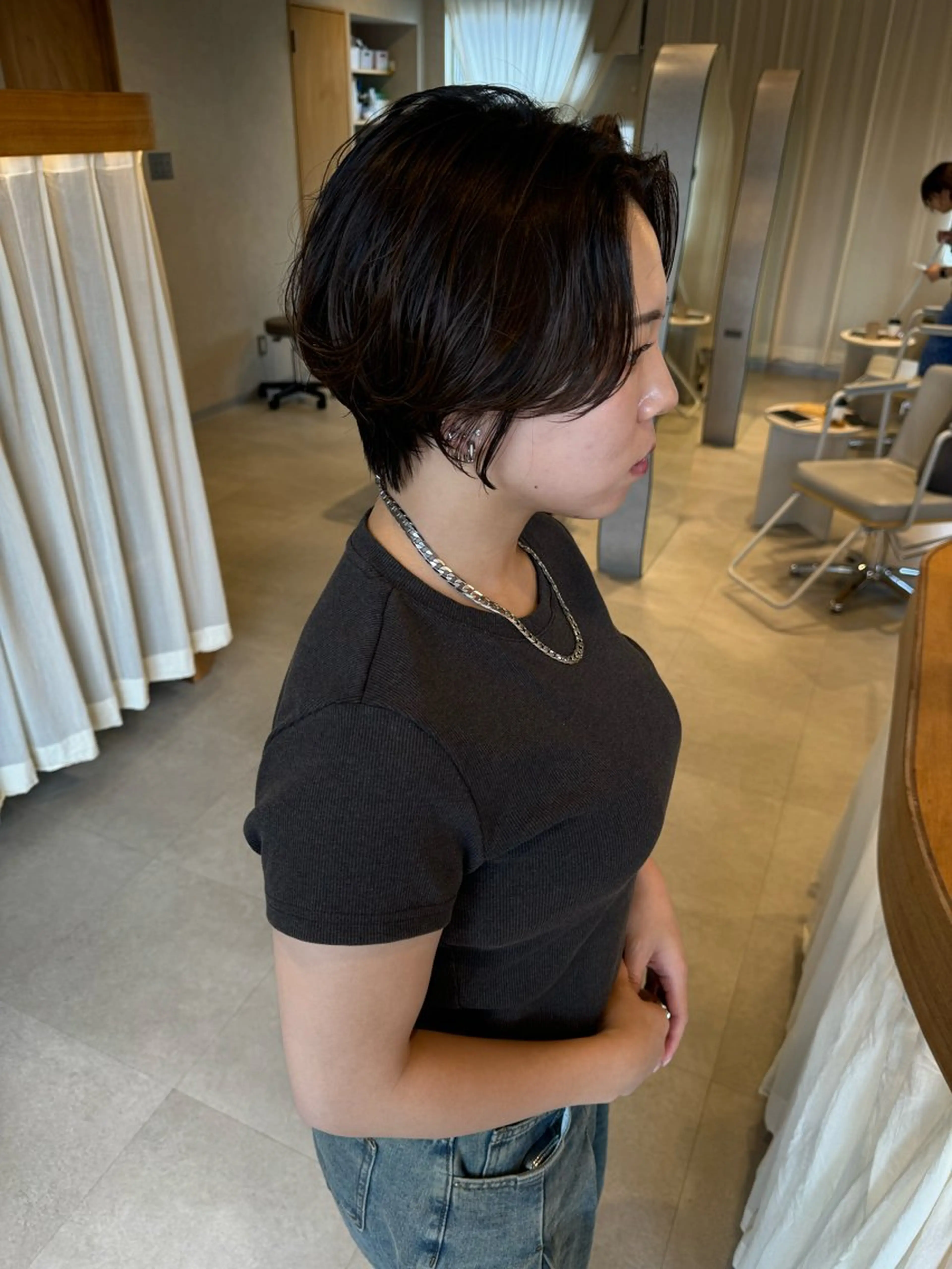 ショート パーマ カット パーマ レイヤー/ボブパーマ /垢抜け/タクミのヘアスタイル