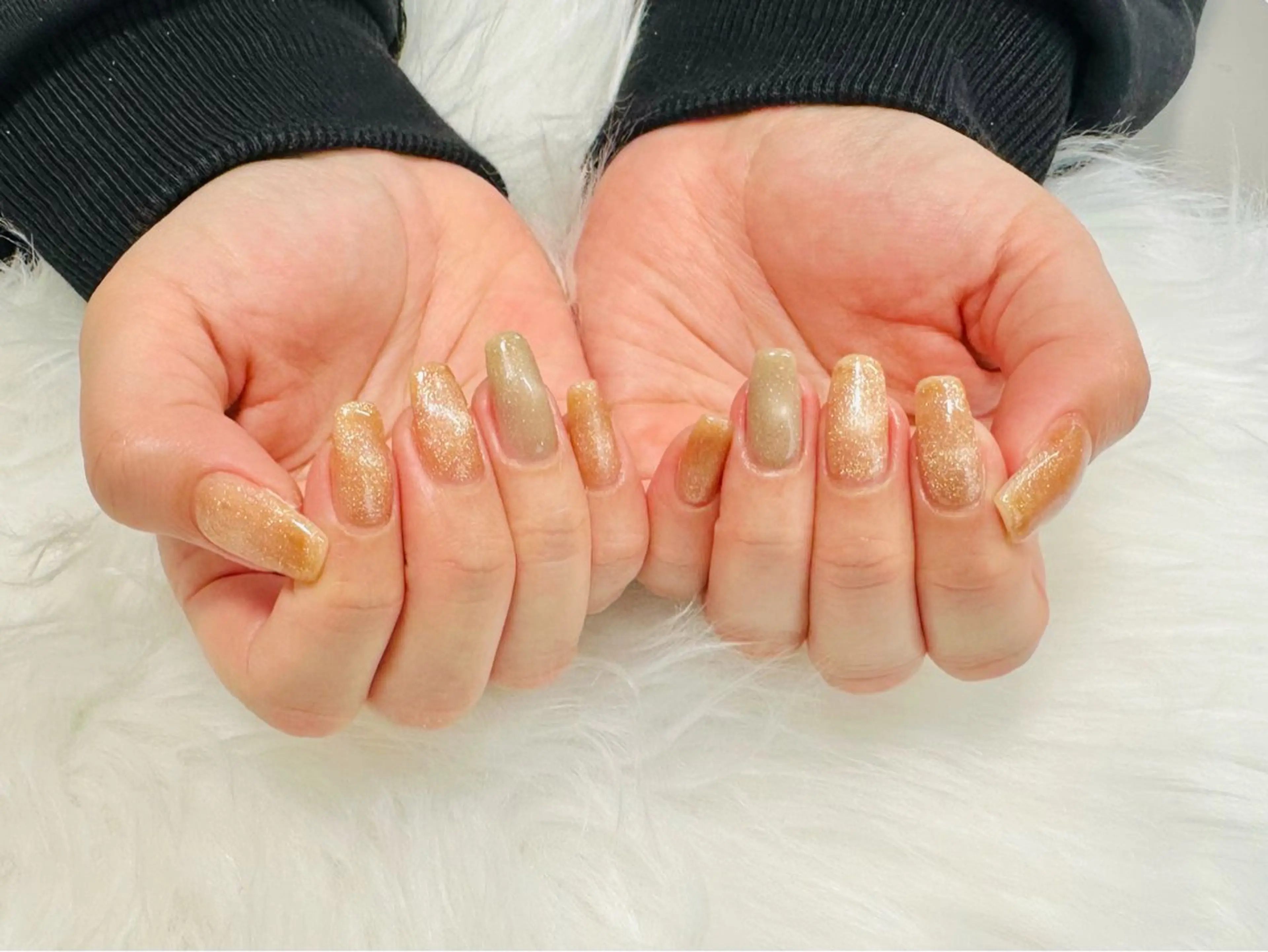 ネイル オレンジ nailsalon oluoluのネイルデザイン