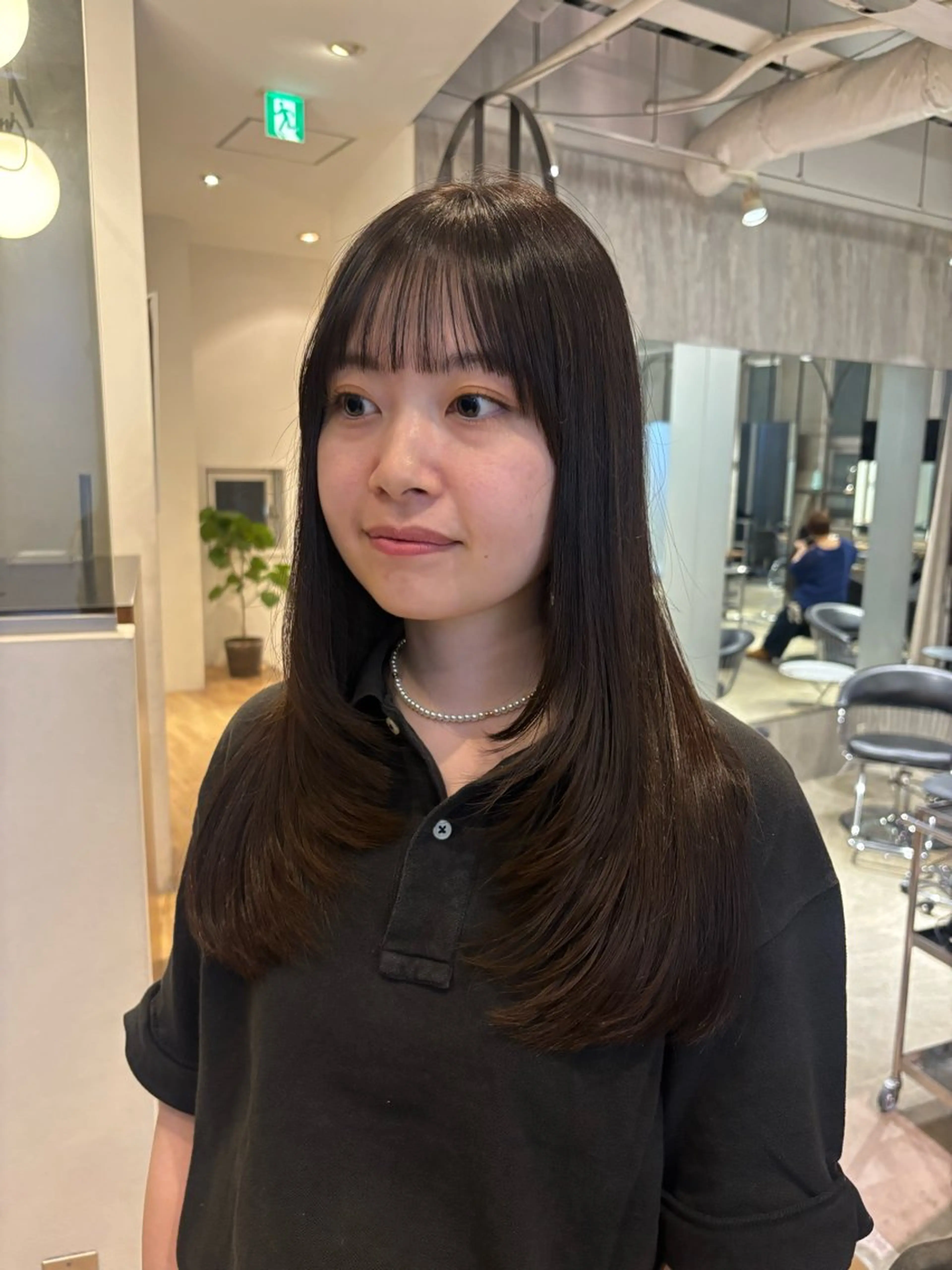 セミロング カット 西田 美侑 /カットモデルのヘアスタイル