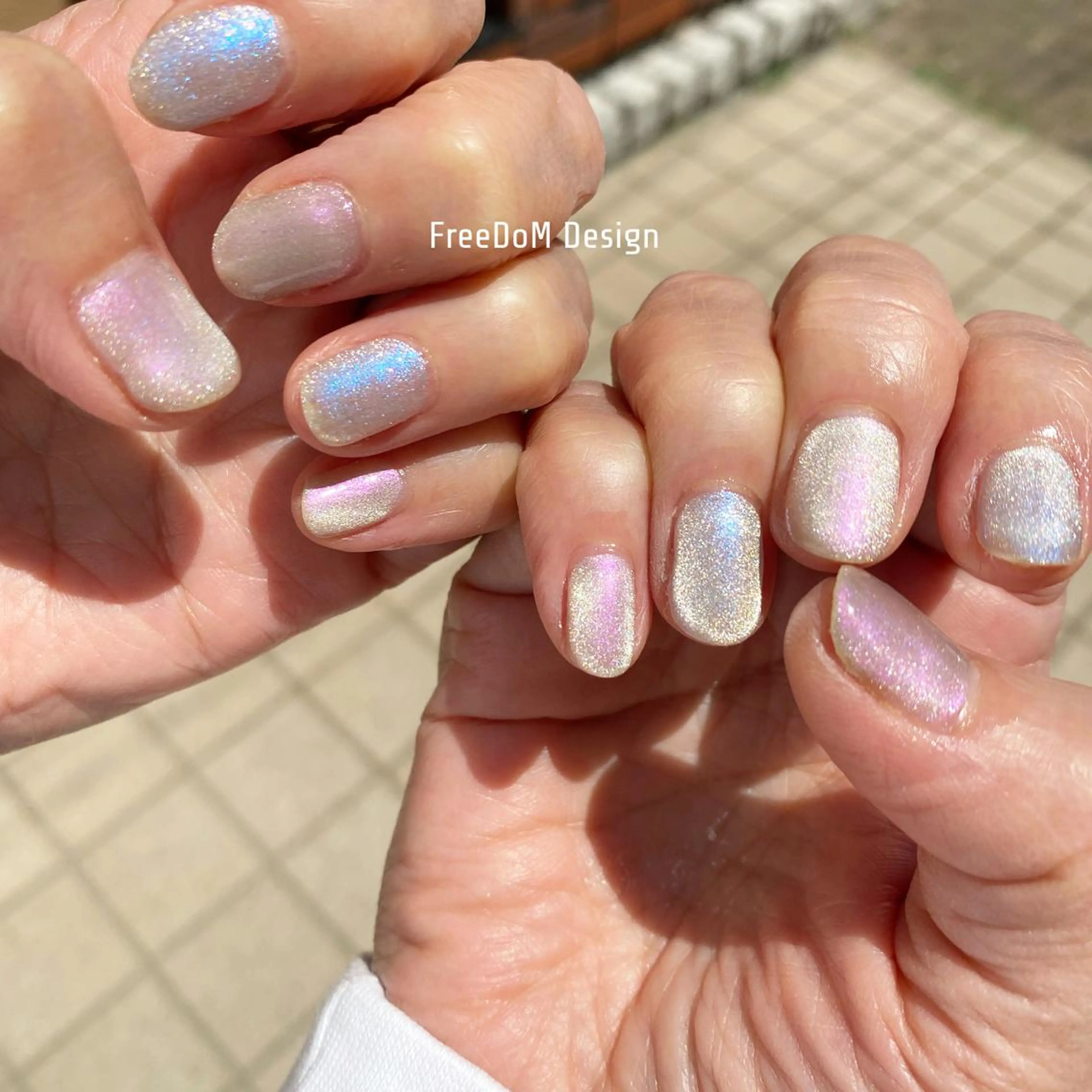 ネイル マグネットネイル ハンドネイル ＦreeDoＭ   Design所属・W KUMIのネイルデザイン