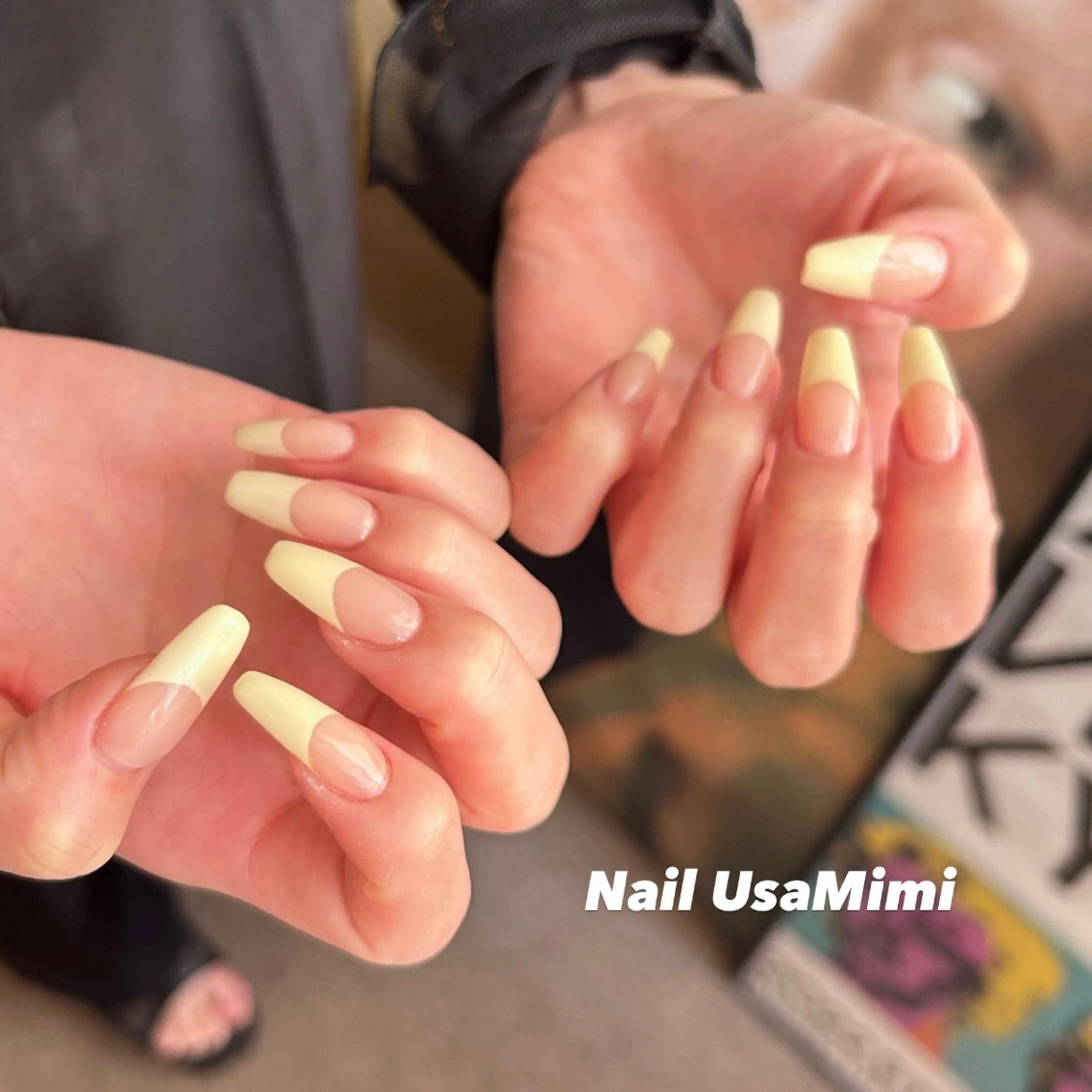 ネイル ジェルネイル マグネットネイル 持ち込み ワンカラーネイル パラジェル 本町ネイルNail UsaMimiのネイルデザイン