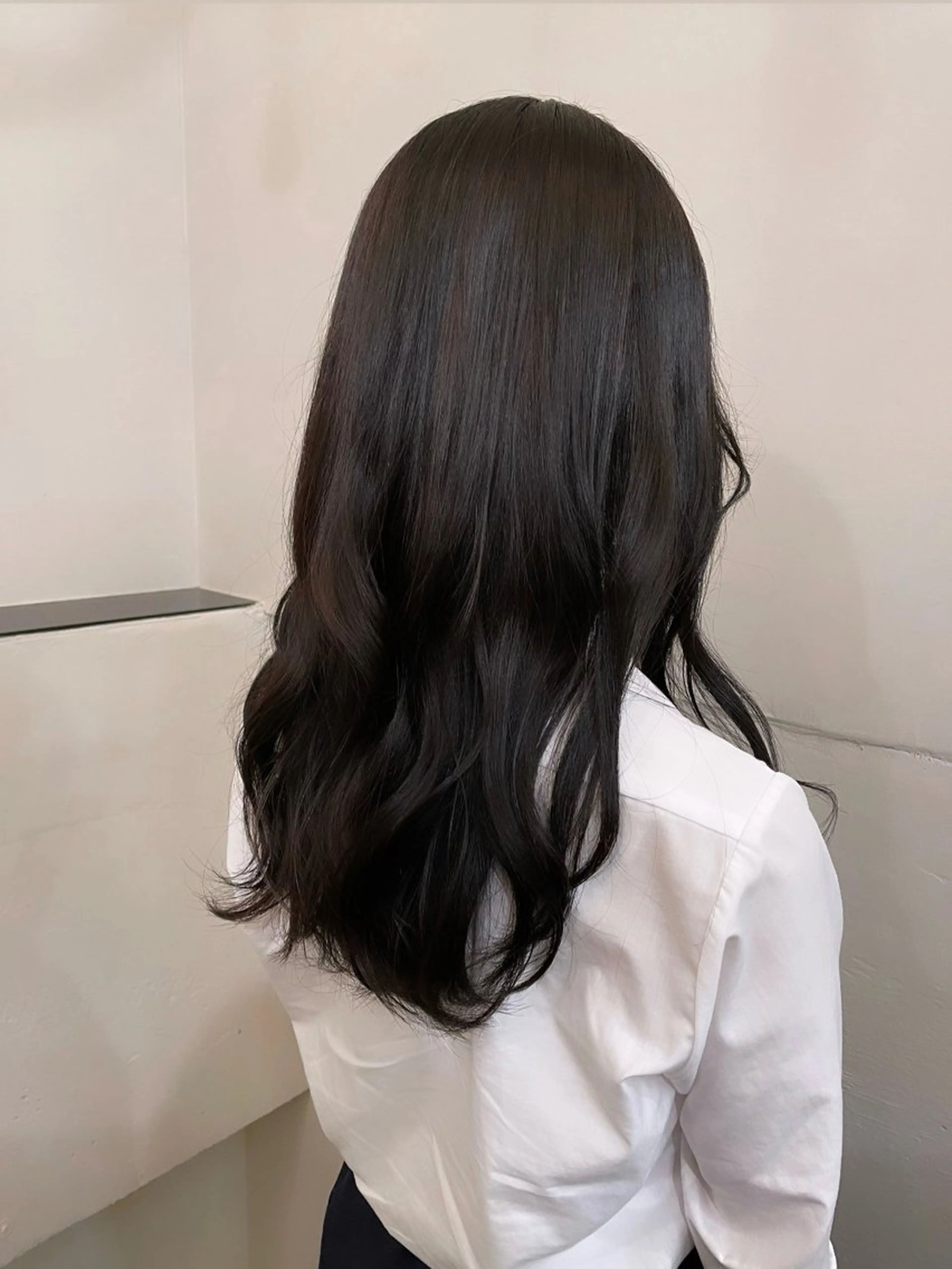 セミロング パーマ セミロングパーマ カット パーマ トリートメント ボブ ブリーチ/miinaのヘアスタイル