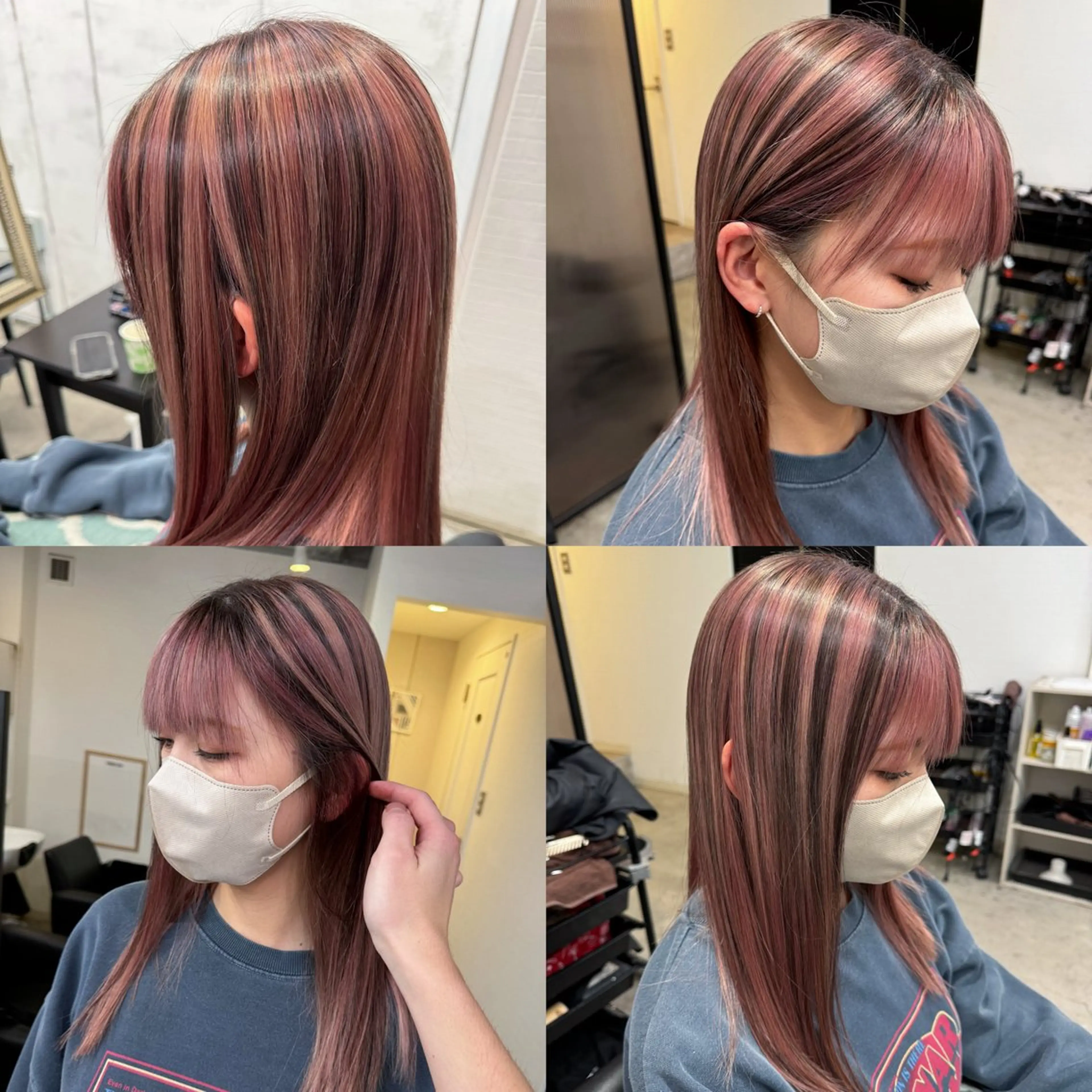 セミロング カラー ヘアカラー トリートメント BANK'S hair所属・縮毛矯正 髪質改善寺坂雄飛💐のヘアスタイル