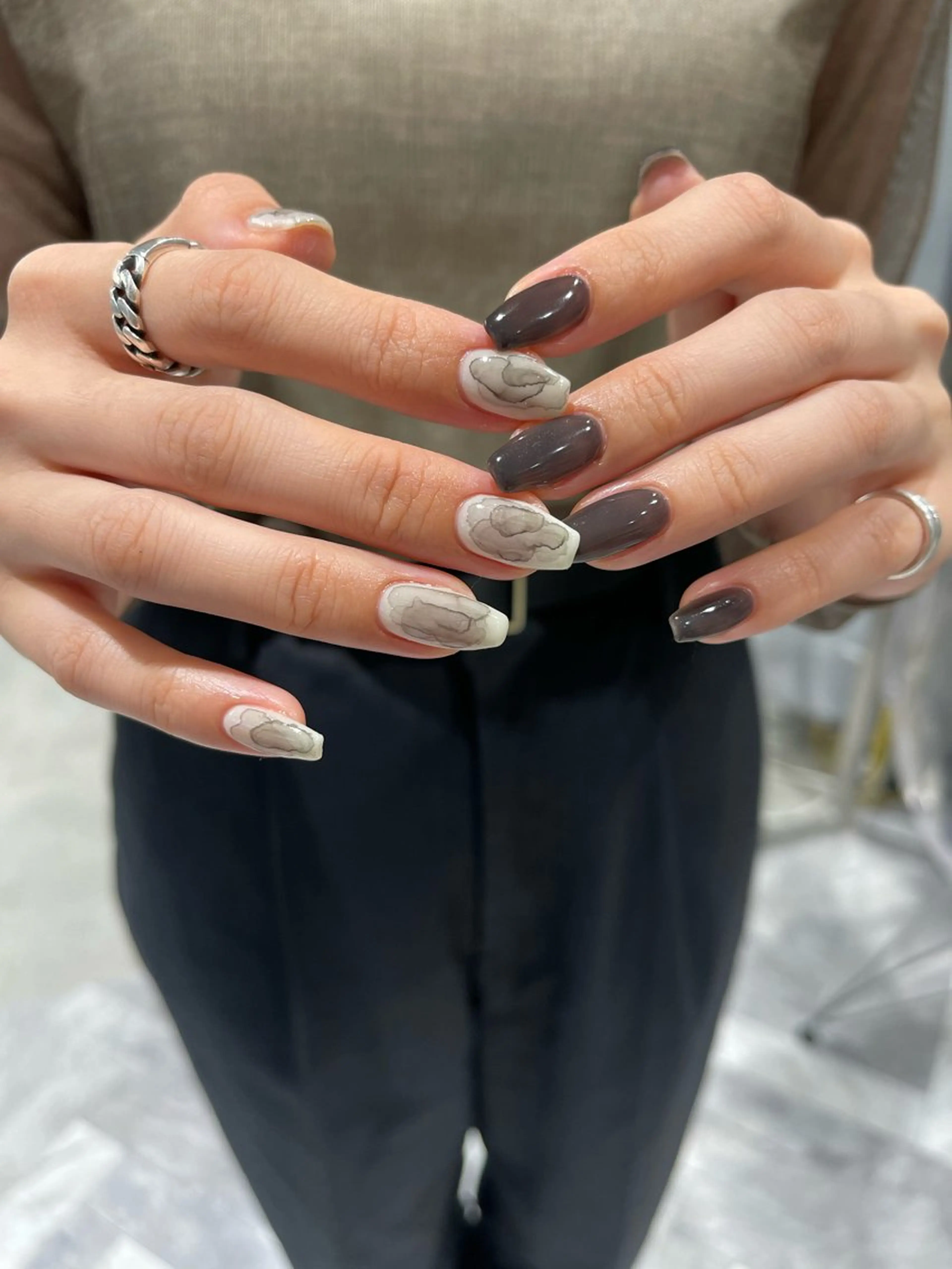 ネイル ハンドネイル ハンドケア カンナ【Y2Kネイル /コーンロウ】のネイルデザイン