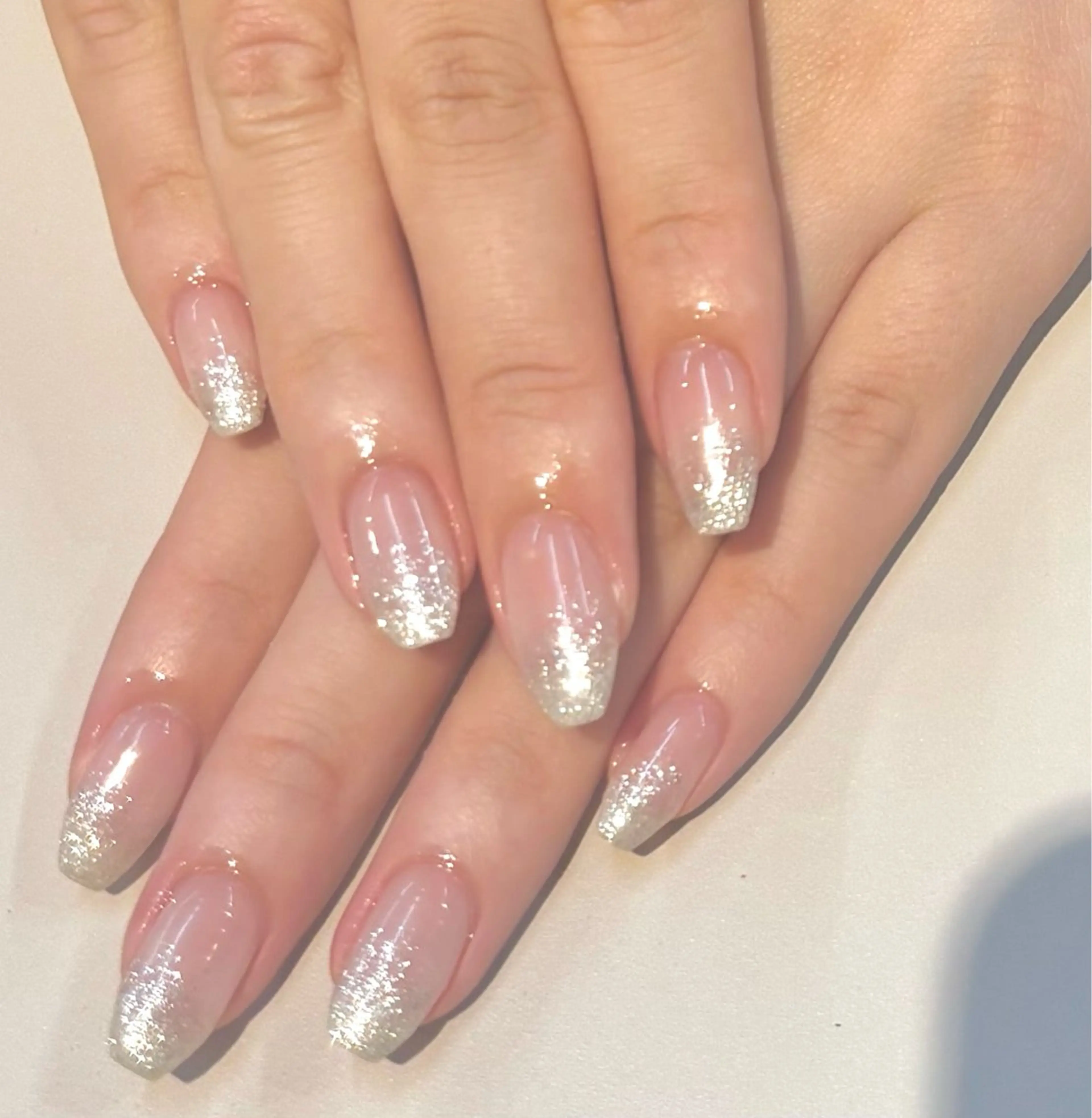 ネイル グラデーション ラメ(グリッター) ラメグラデーション DEE nail yumi.Iのネイルデザイン