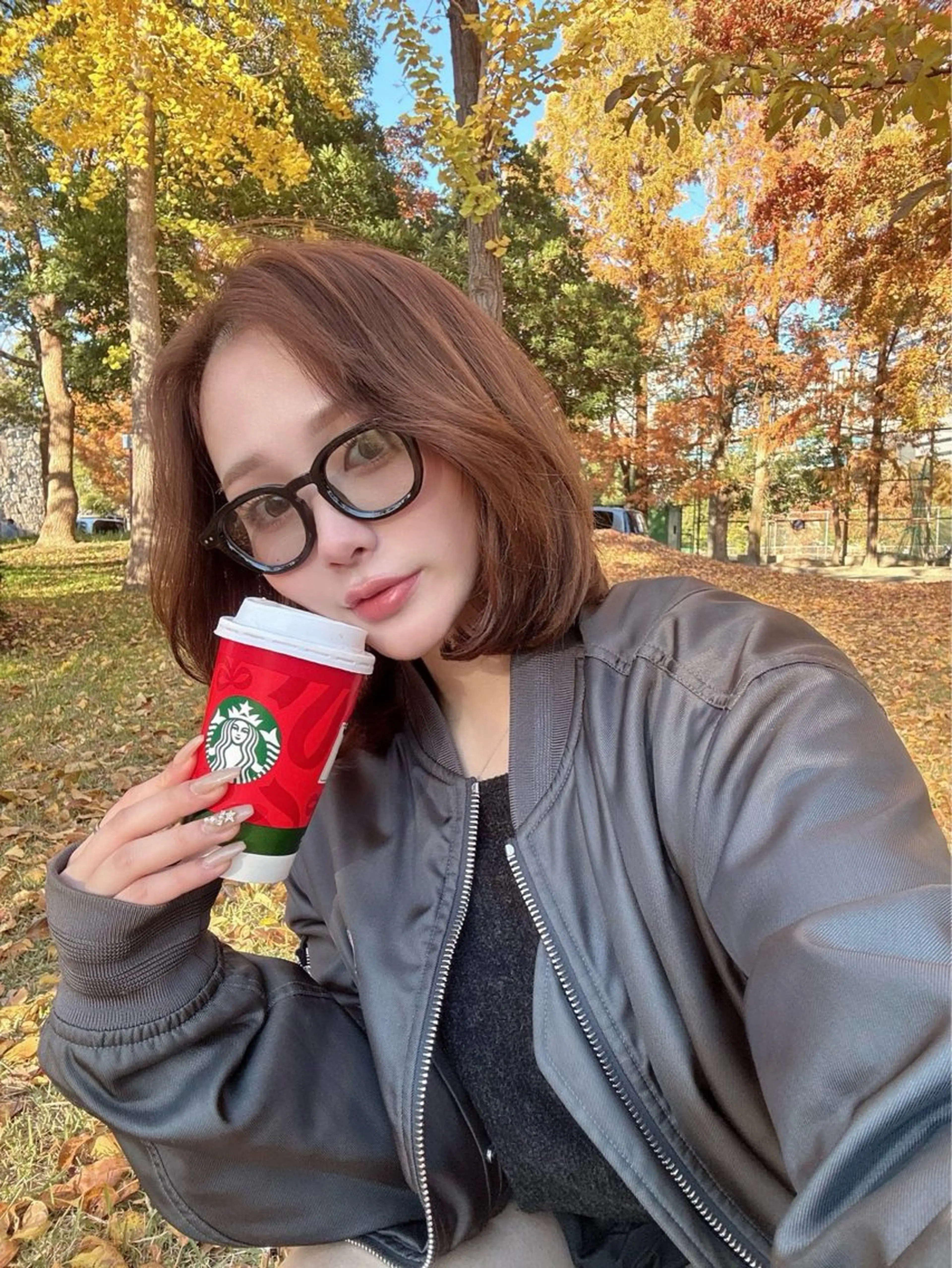 🦋【ブリーチをしたくない方!】ブリーチなしダブルカラー+髪質改善トリートメントの写真