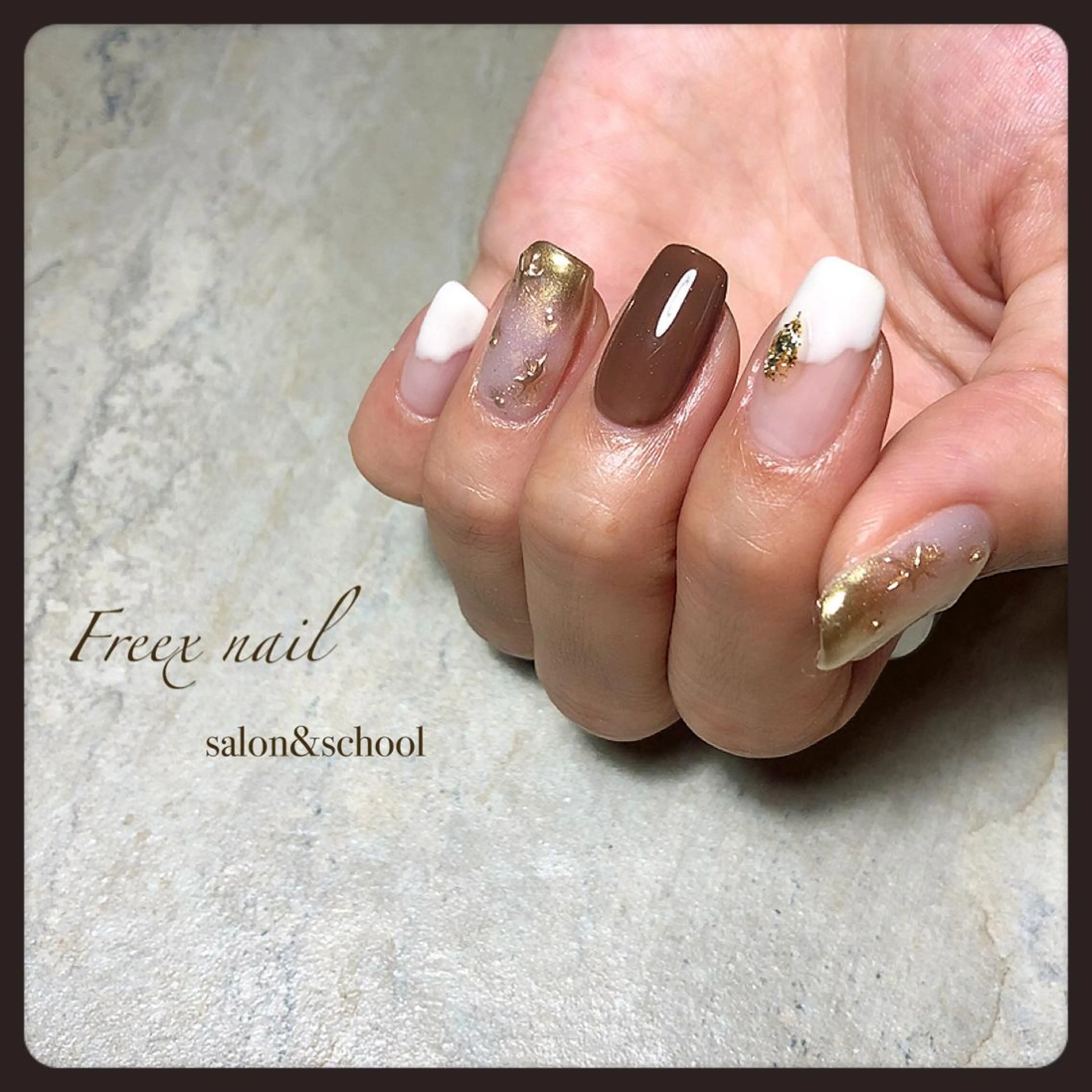 ネイル ハンドネイル ハンドケア freex nail /ニュアンス/個性派のネイルデザイン