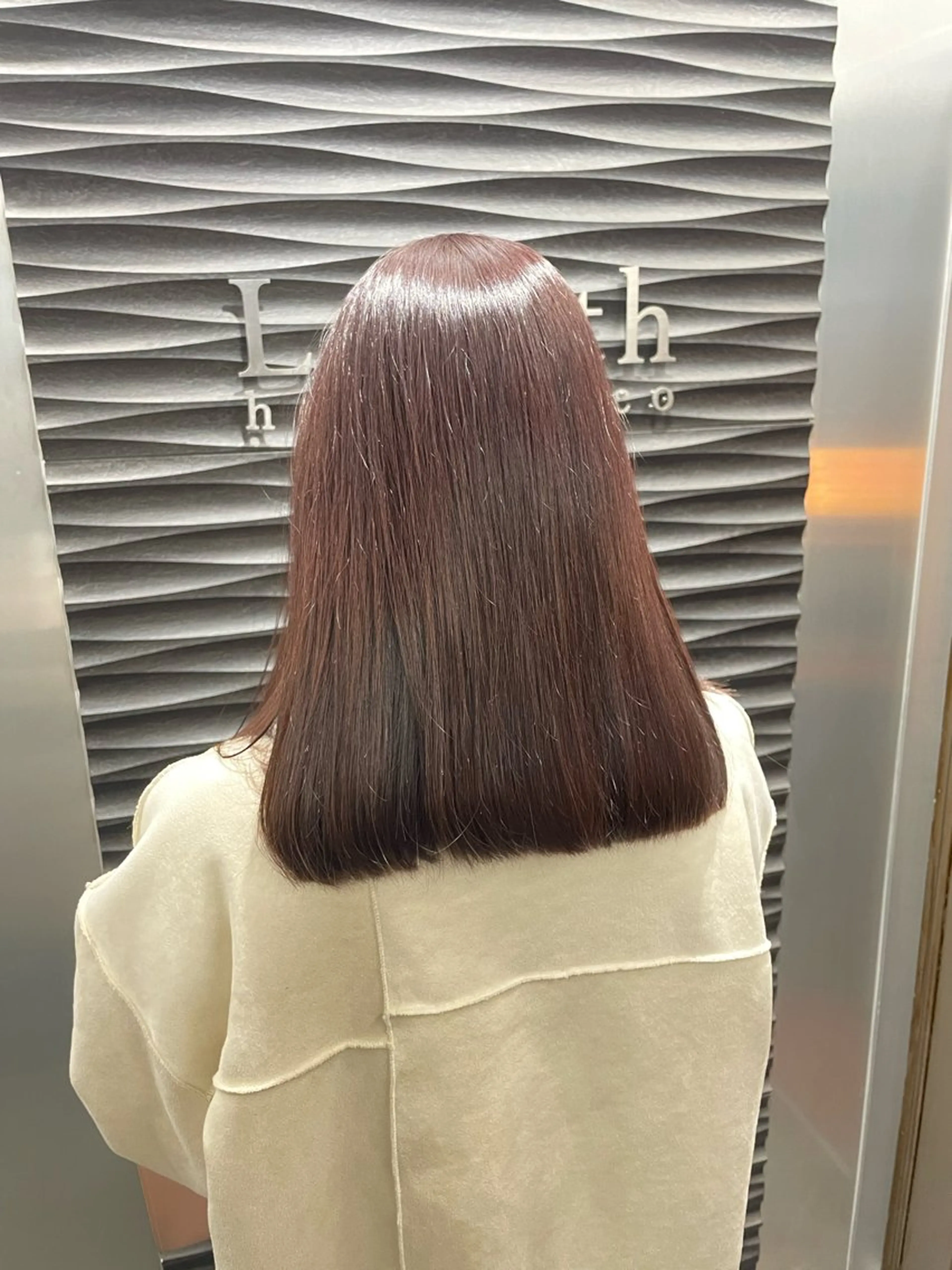 ミディアム カラー カラーブリーチ特化 石原勇希のヘアスタイル