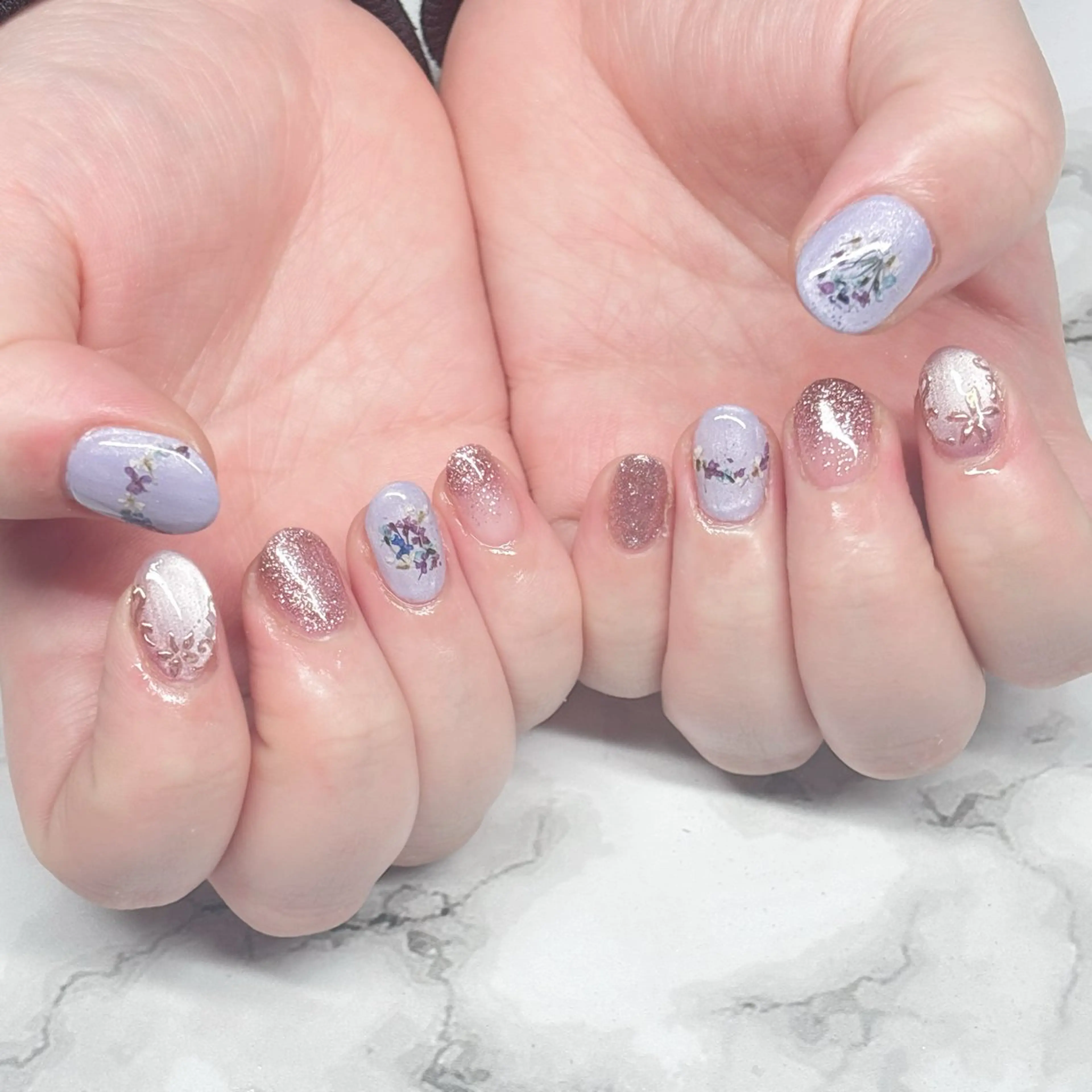 ネイル Me19🕊️‎🤍 yuriのネイルデザイン