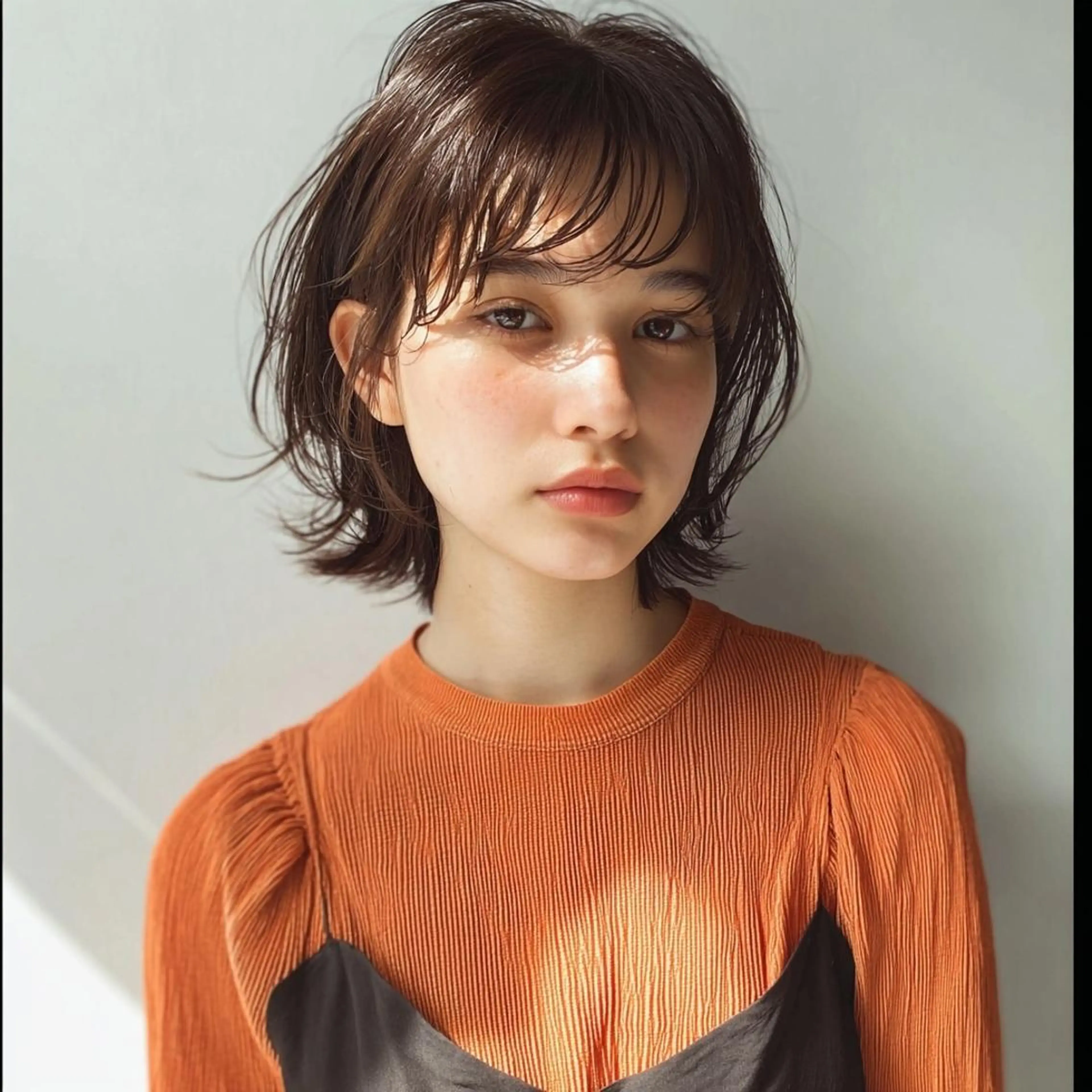 カラー 女性カット🎨カラー 🌀パーマ宮部楓奈のヘアスタイル