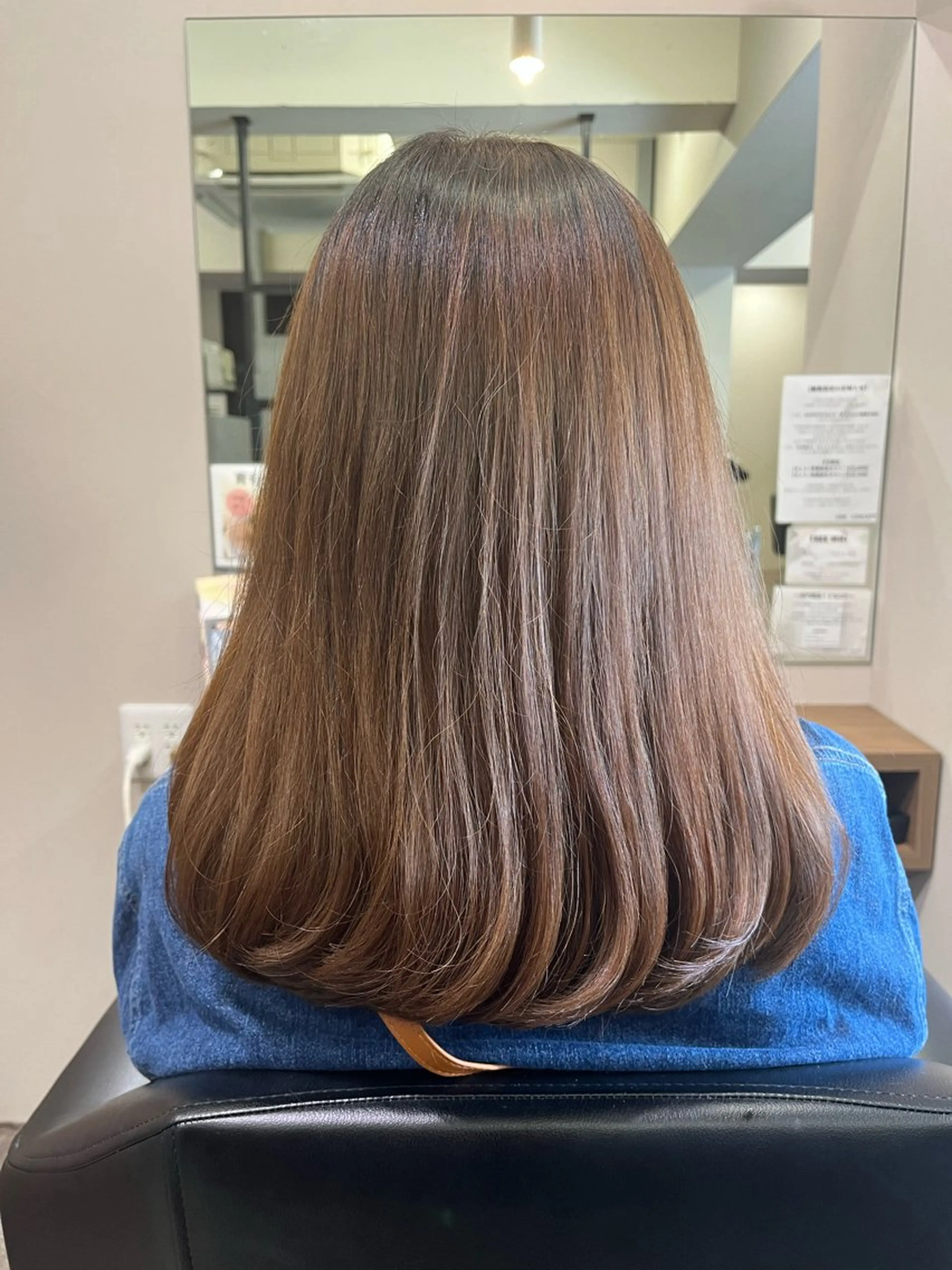 セミロング 骨格/顔型/パーソナ ルカラー診断/中野のヘアスタイル