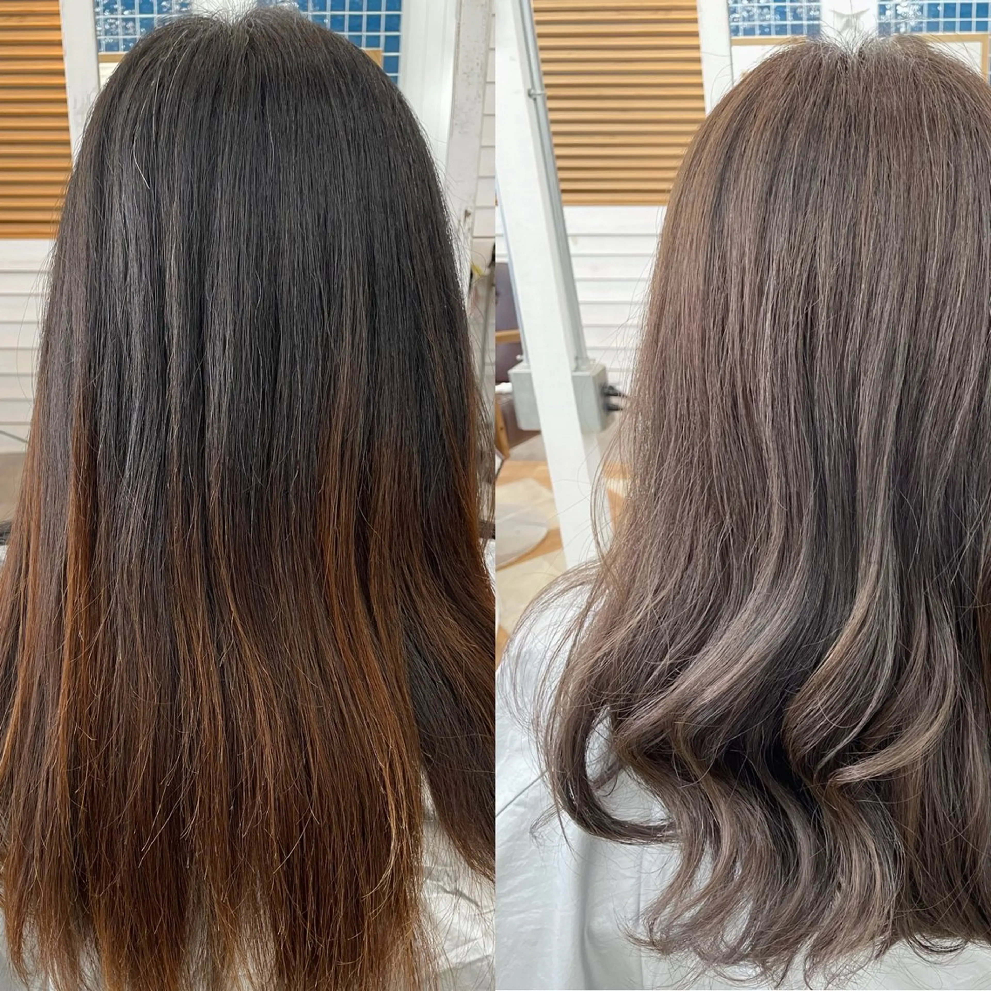 ロング カラー 高橋 恵のヘアスタイル