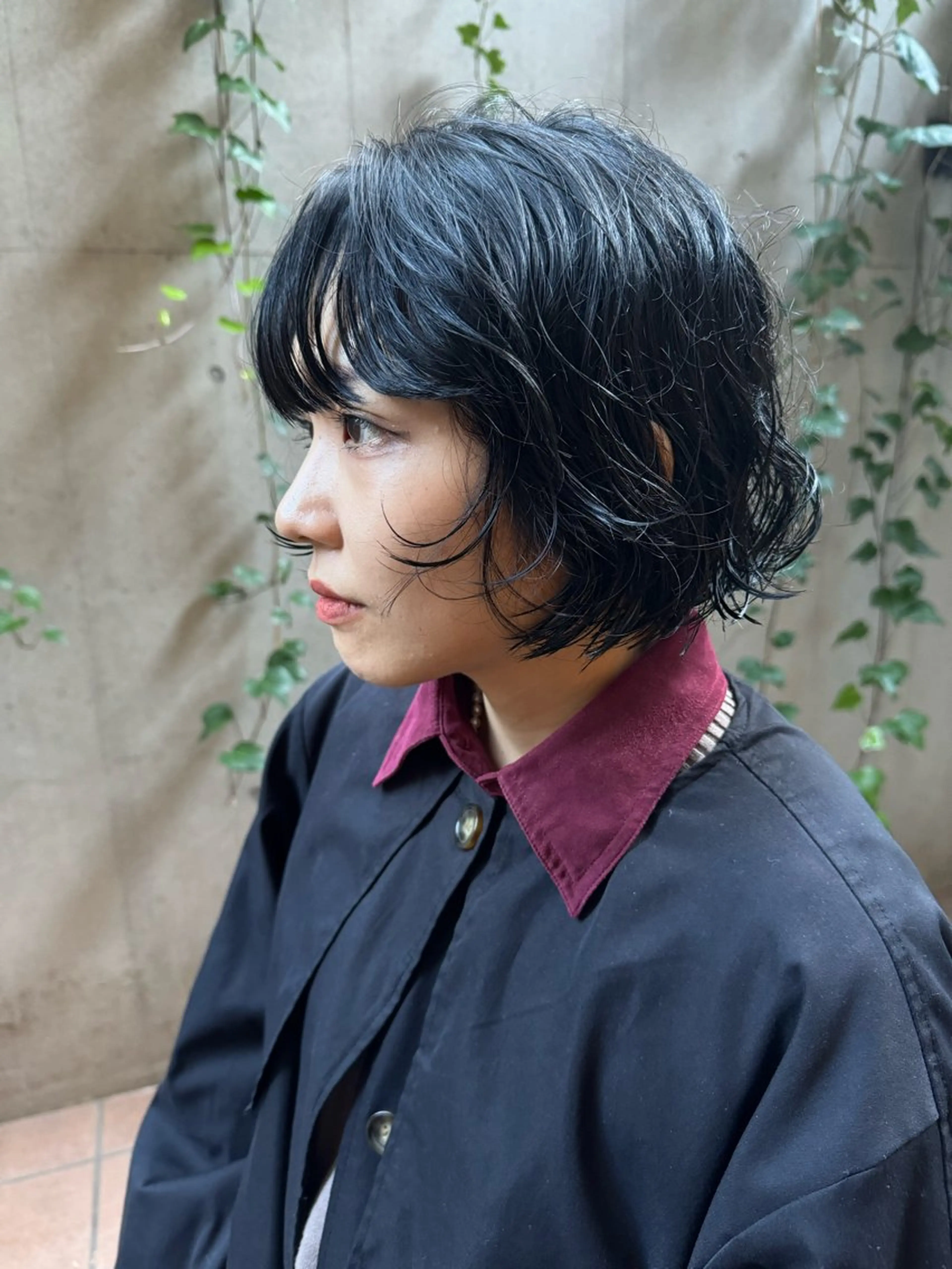 ショート パーマ カット パーマ トリートメント ボブ/ショート 吉田竣のヘアスタイル