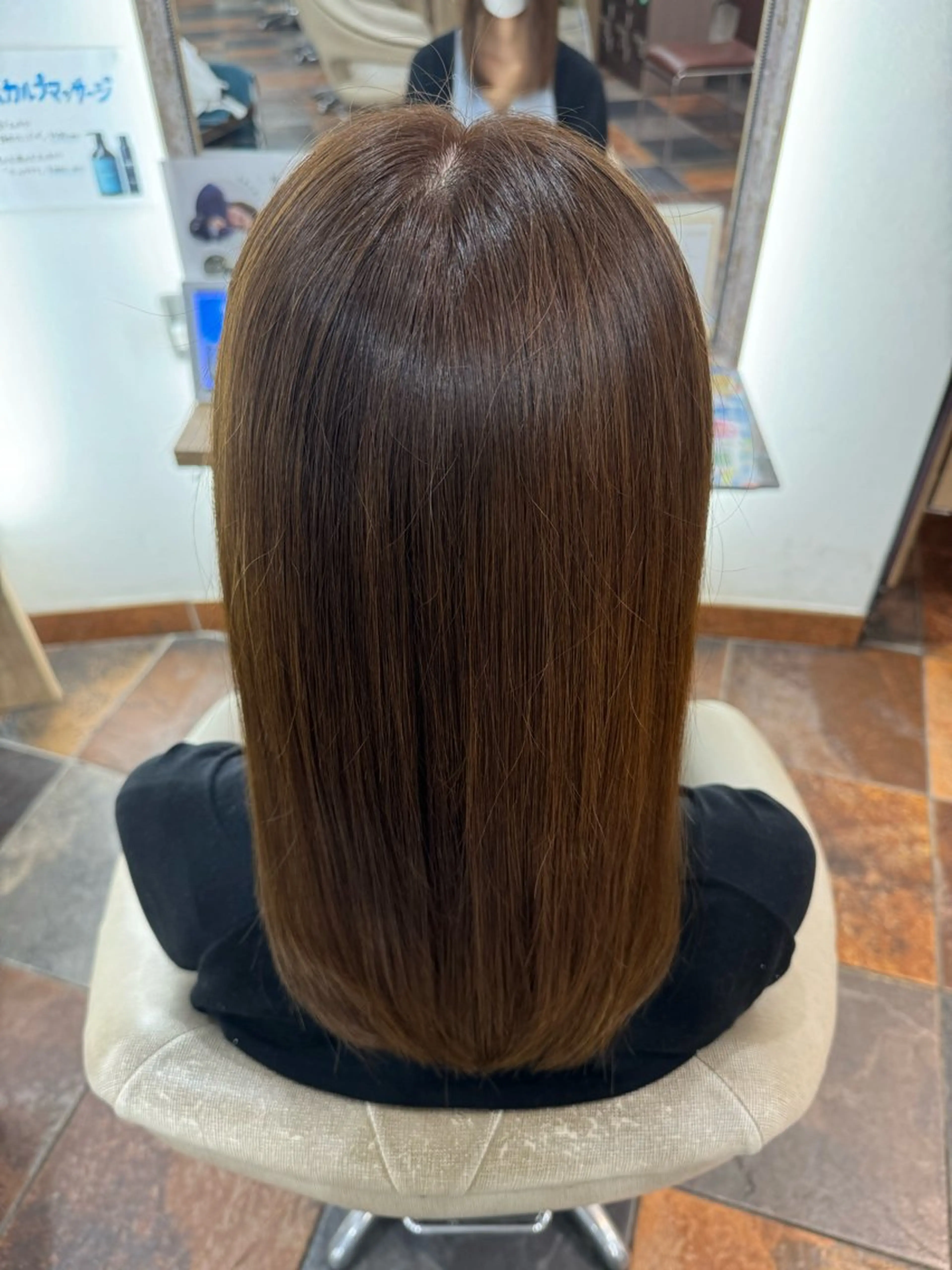 ミディアム ヘアカラー さくら🍒ツヤ髪 /似合わせカラーのヘアスタイル