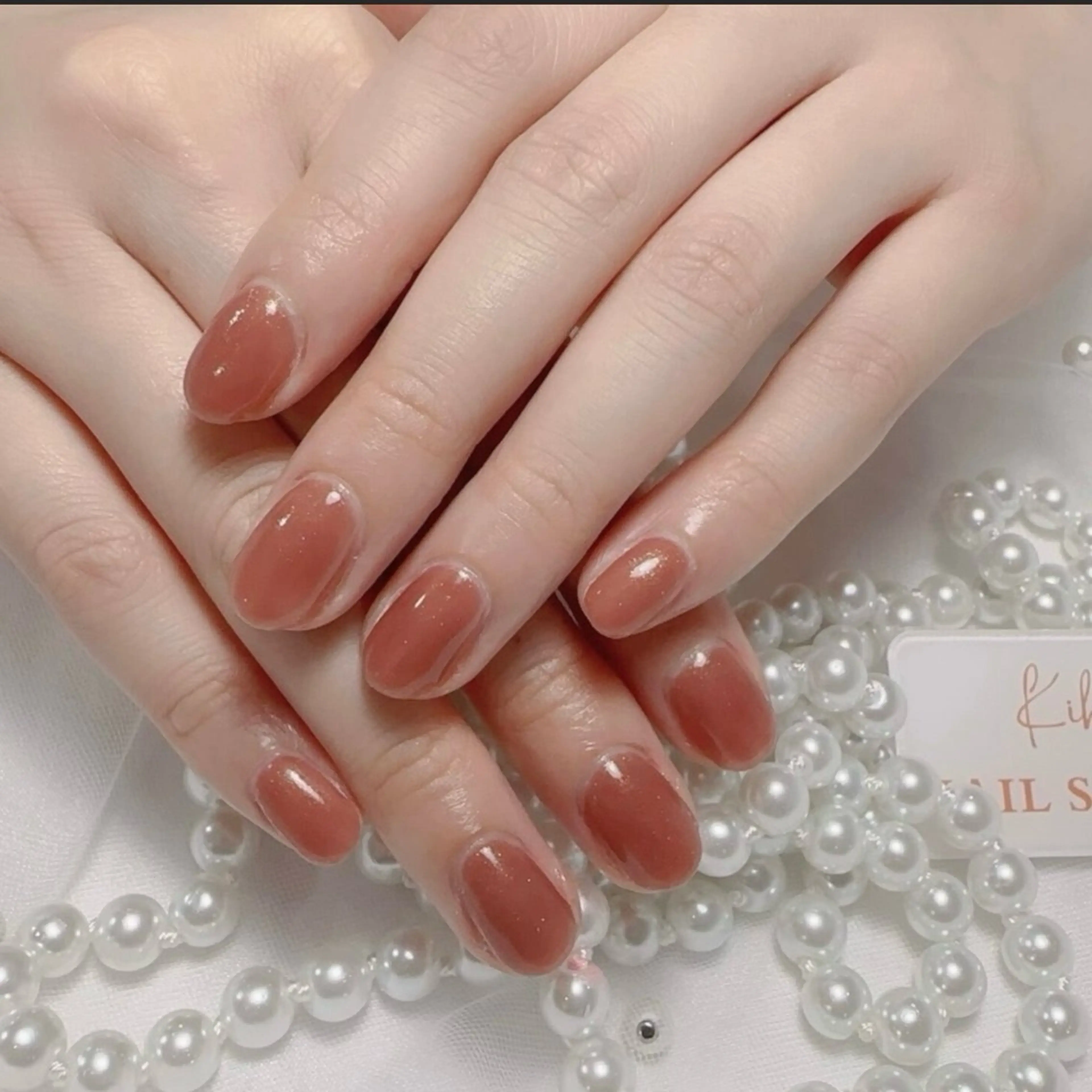 ネイル アートネイル フレンチネイル ジェルネイル グラデーション 韓国ネイル ハンドネイル ハンドケア さくら💮💮 【オフ無料】のネイルデザイン