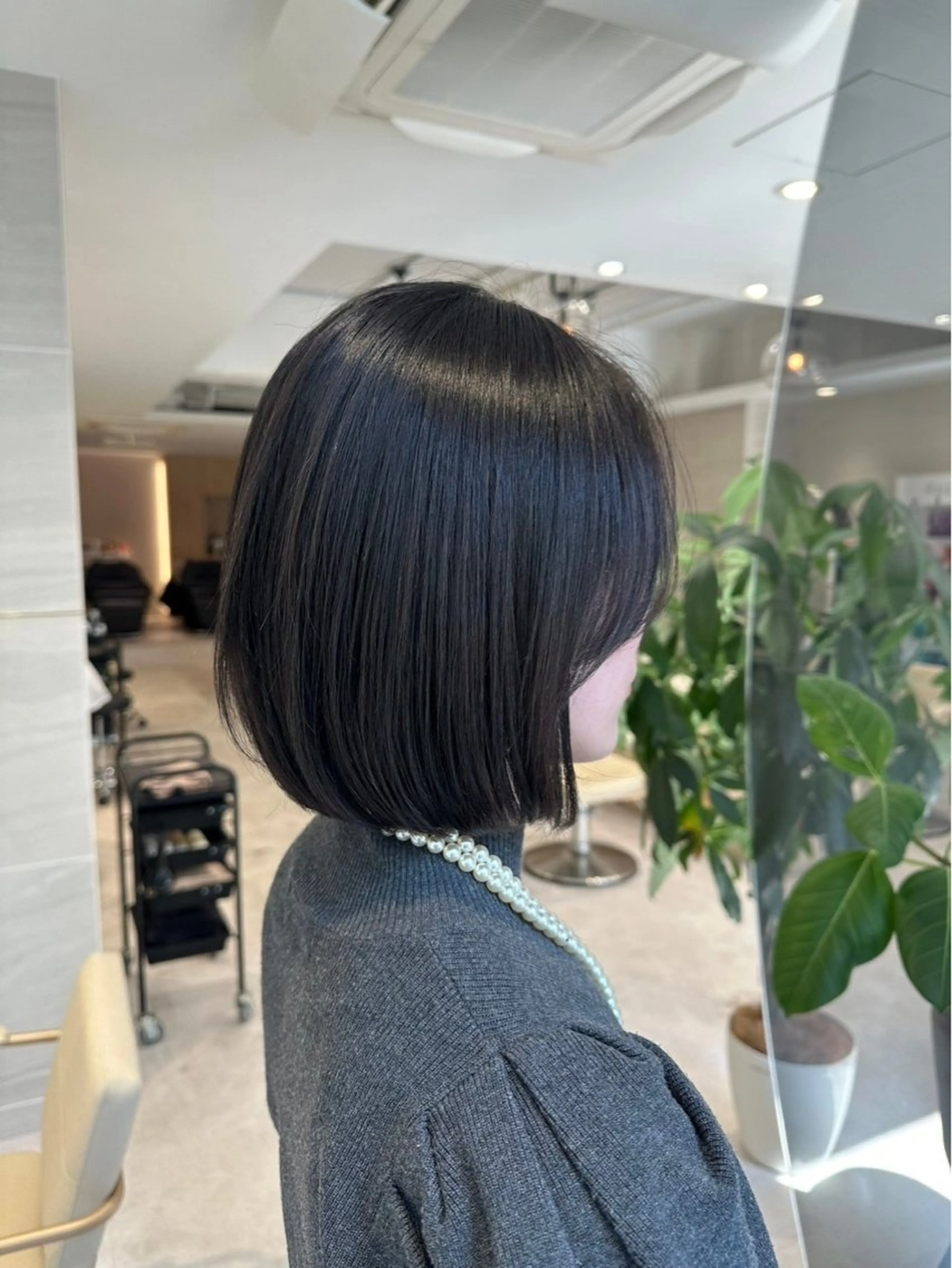 ショート ボブ カット無料｜レイヤー カット｜韓国モテへアのヘアスタイル