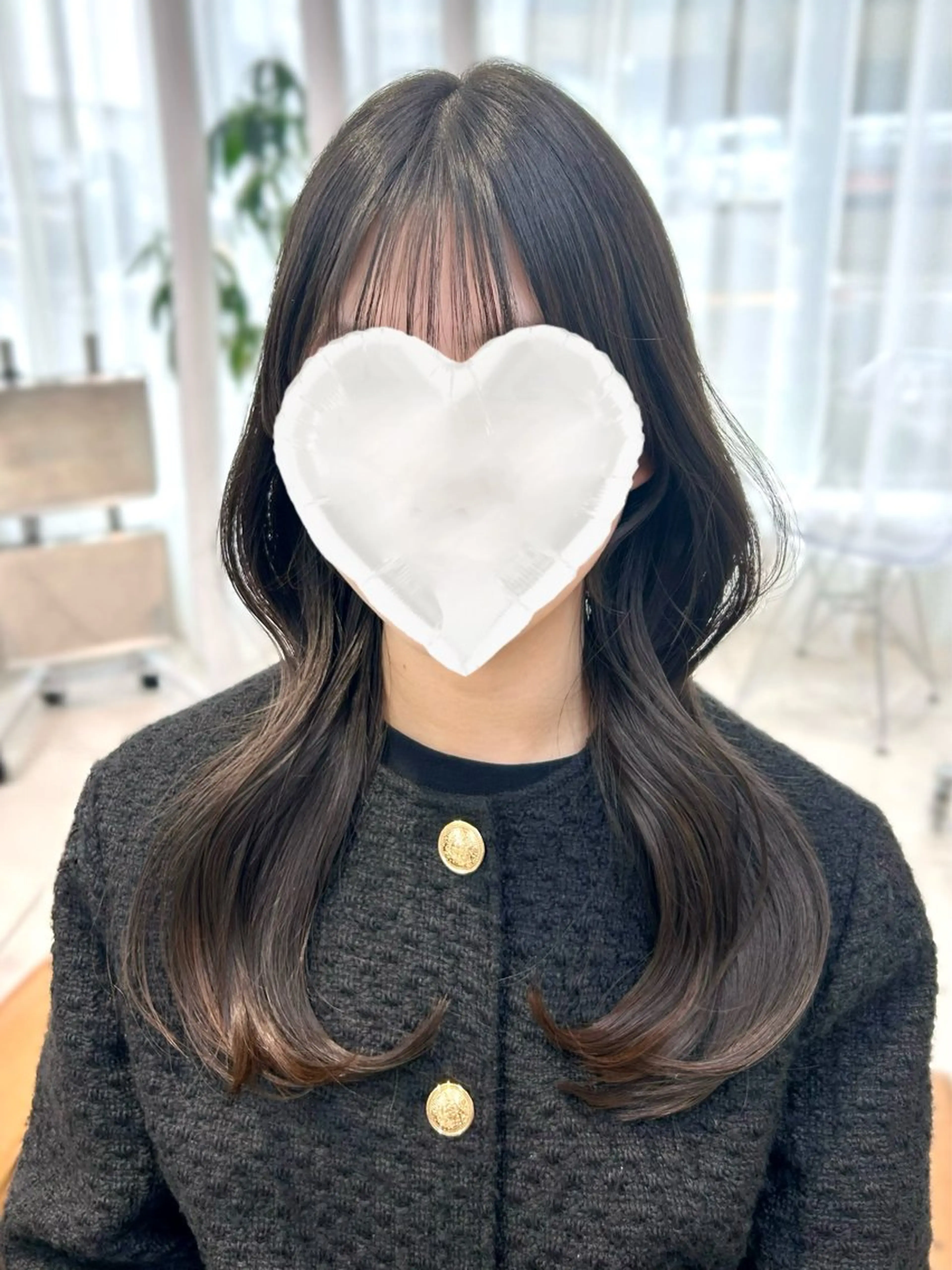 ロング くびれヘア 小顔カット 原宿/レイヤー/小顔 カット/Miu🎀のヘアスタイル