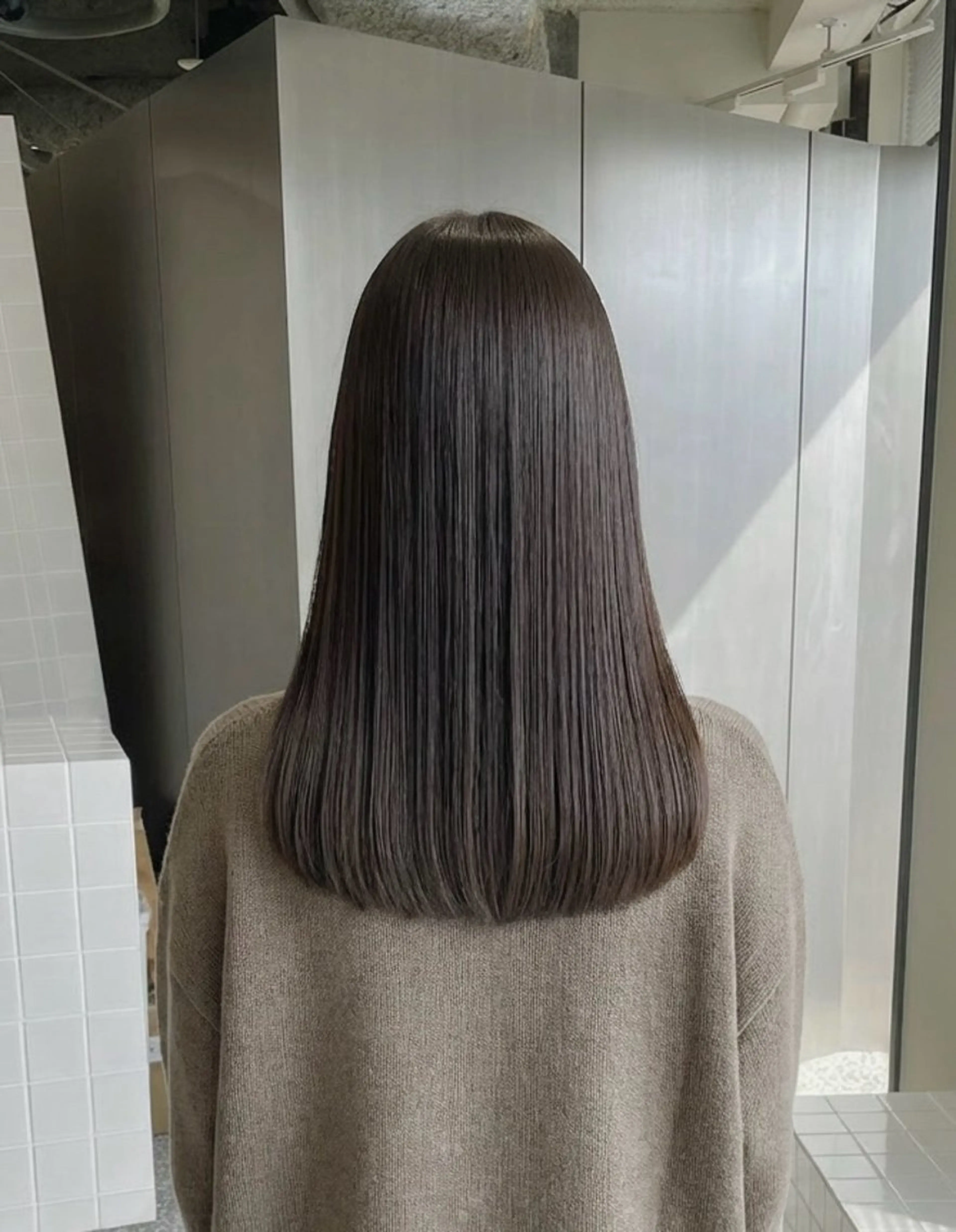 ミディアム カラー 梅田/艶カラー/ 髪質改善/イサミのヘアスタイル