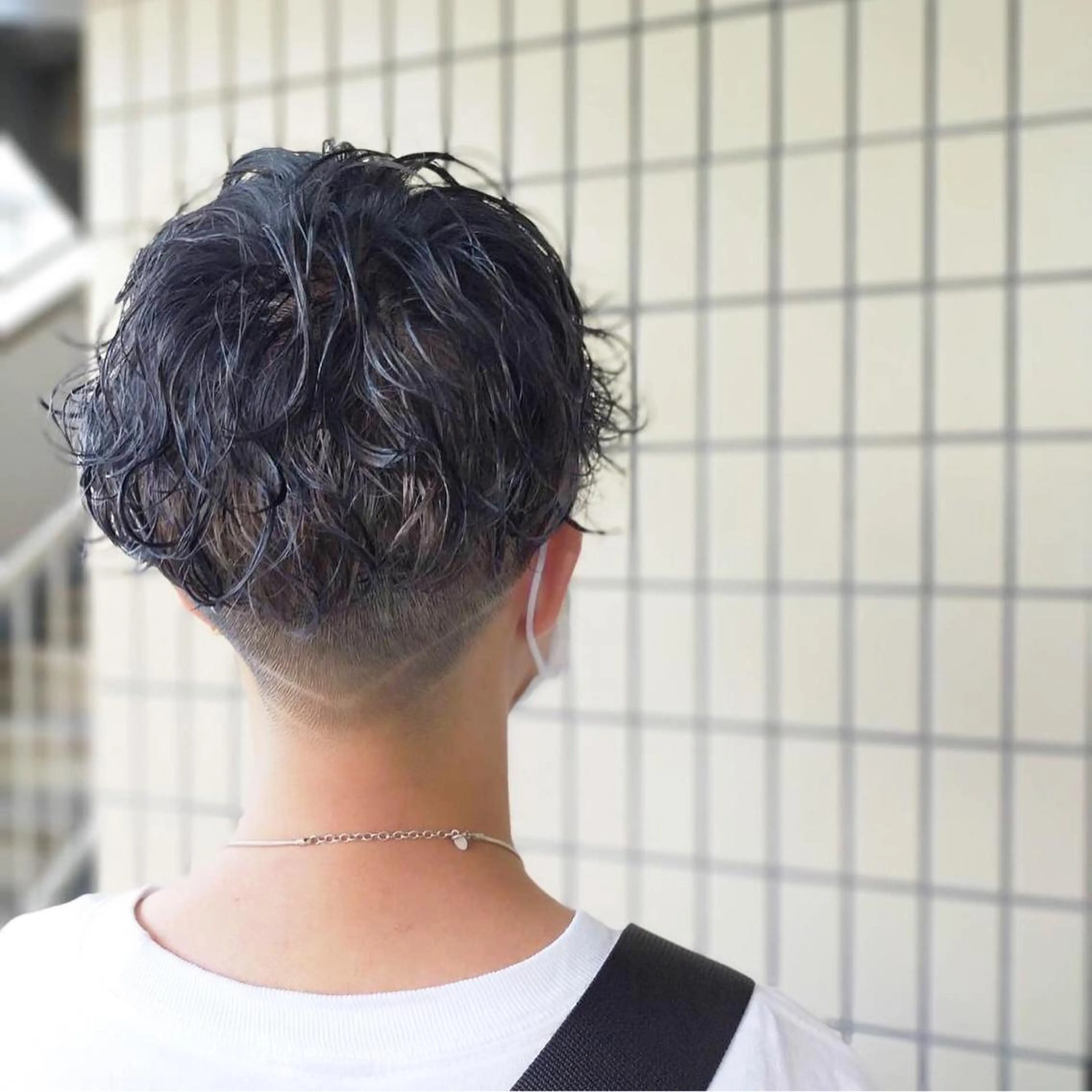 カラー メンズ ネイビーカラー MEN'S特化🌈 KATOのヘアスタイル