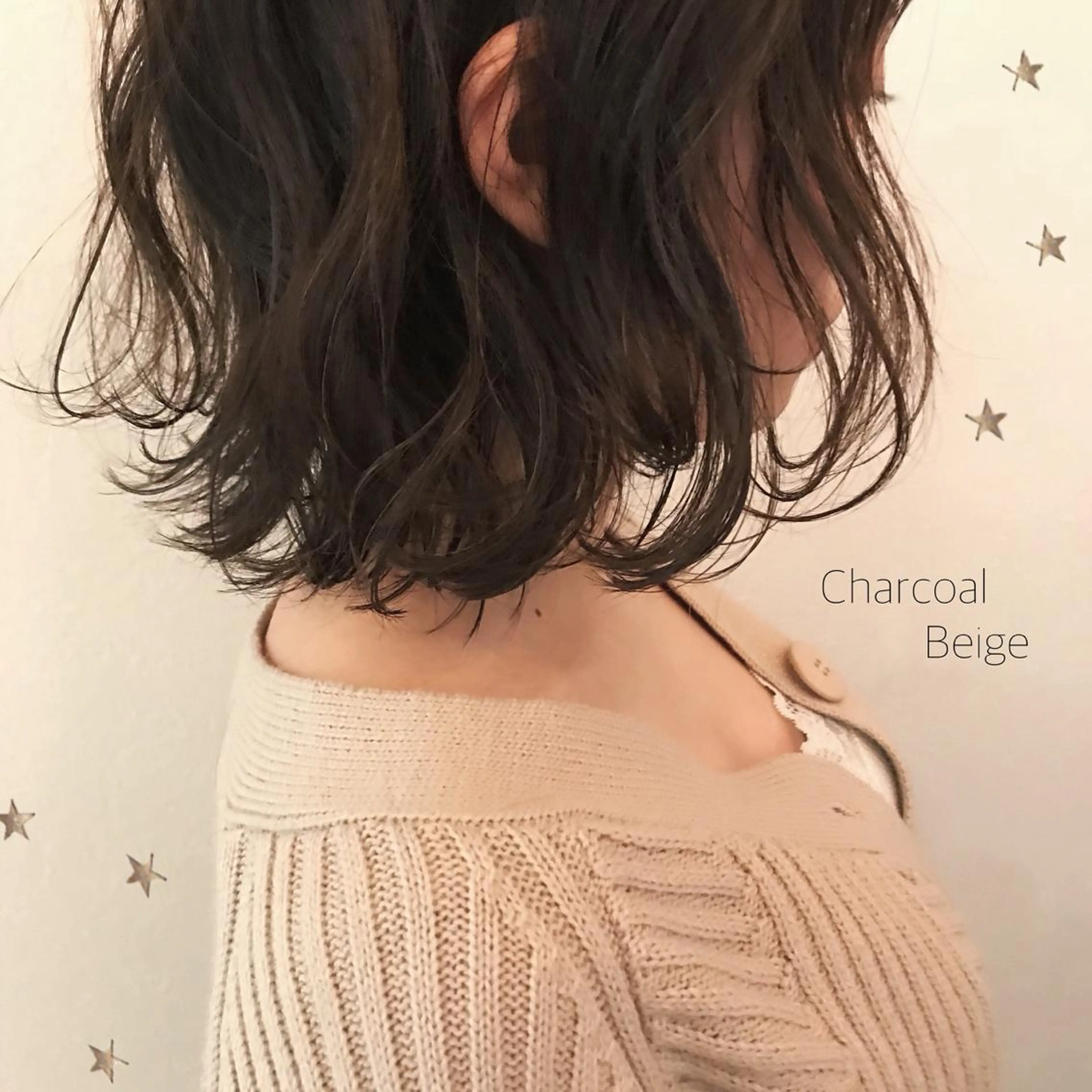 ミディアム カラー 市川 千夏のヘアスタイル