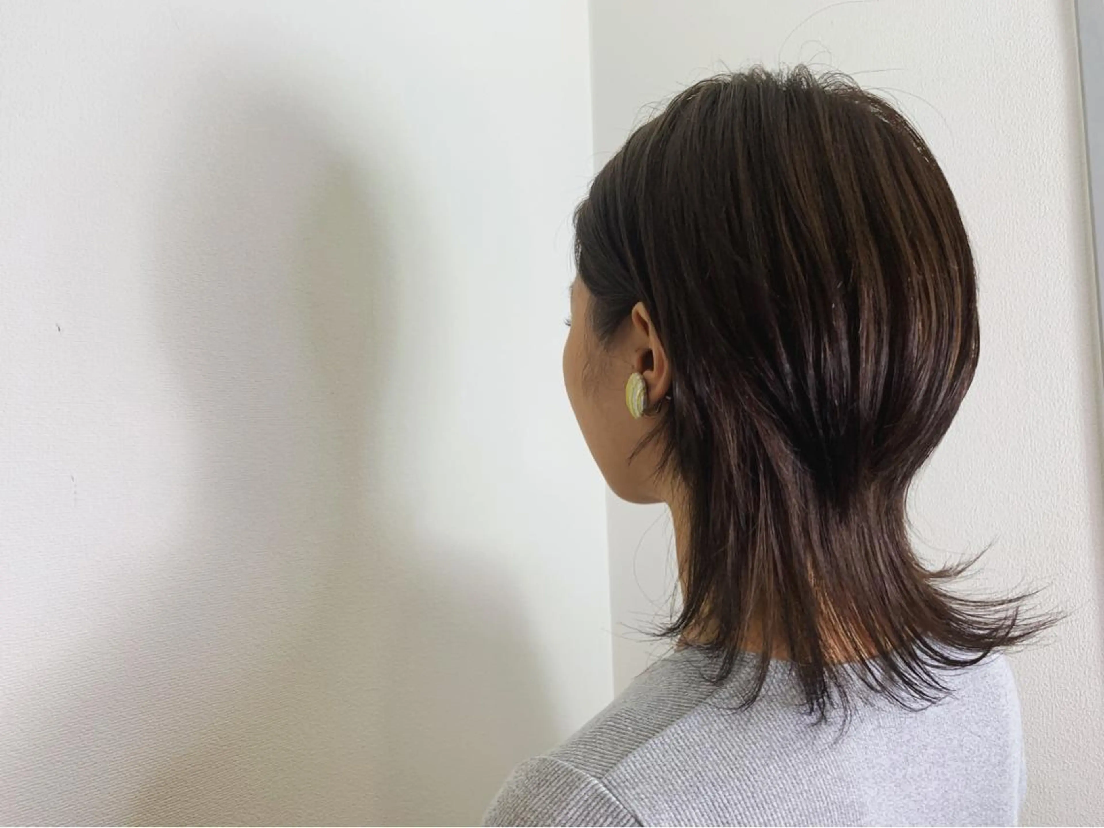 ミディアム カラー ボブウルフ／ボブ Satsuki【名駅のヘアスタイル