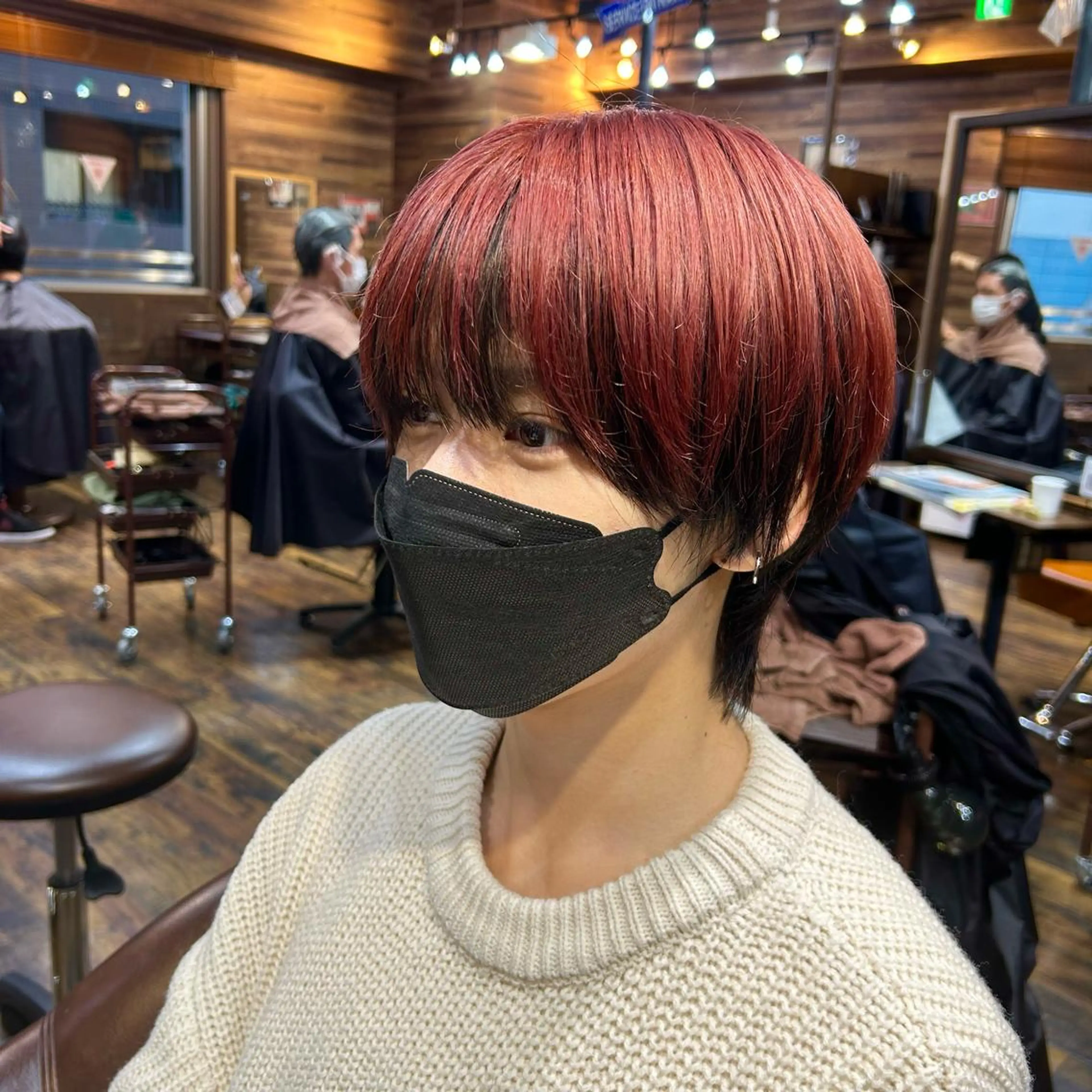 ショート カラー メンズ ツイスパ/メンズ特化 🦋𝑺𝑶𝑵𝑬のヘアスタイル