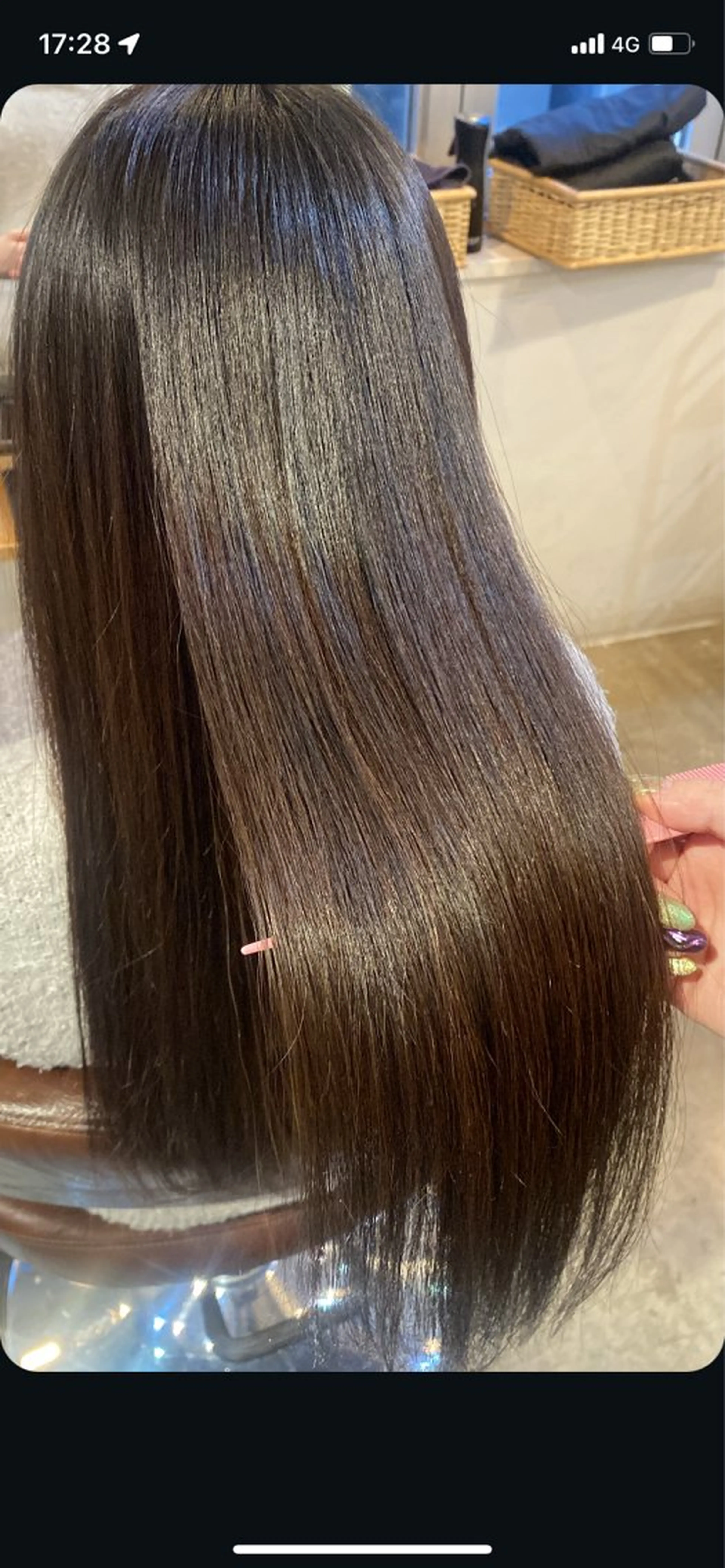 ロング 縮毛矯正 🦋newi hau'oli カナのヘアスタイル