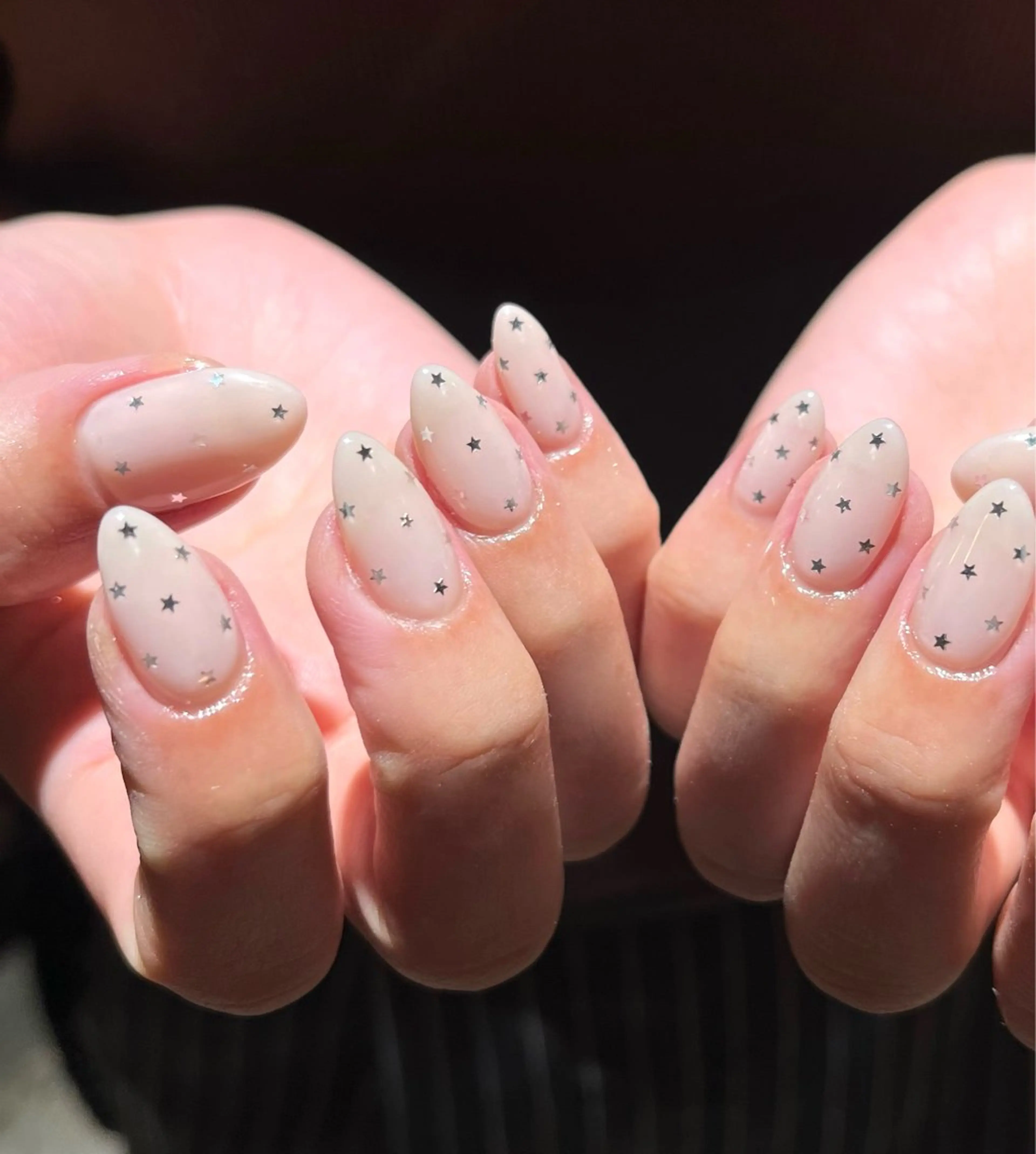 ネイル ドット 長さ出し シンプルネイル ホワイト ハンドネイル NORA南青山/ kanohaのネイルデザイン