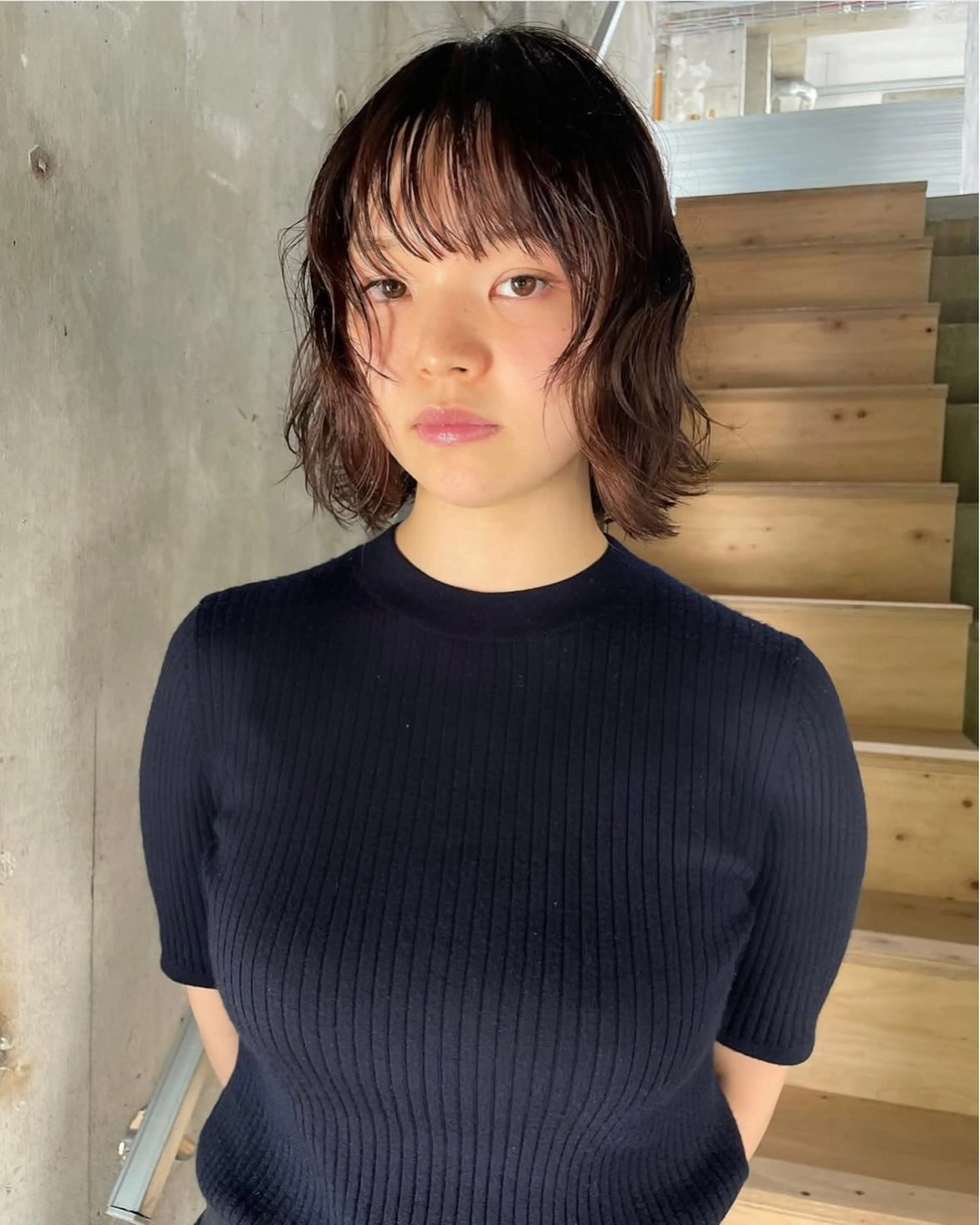 ショート カラー パーマ misa___boo MISAのヘアスタイル