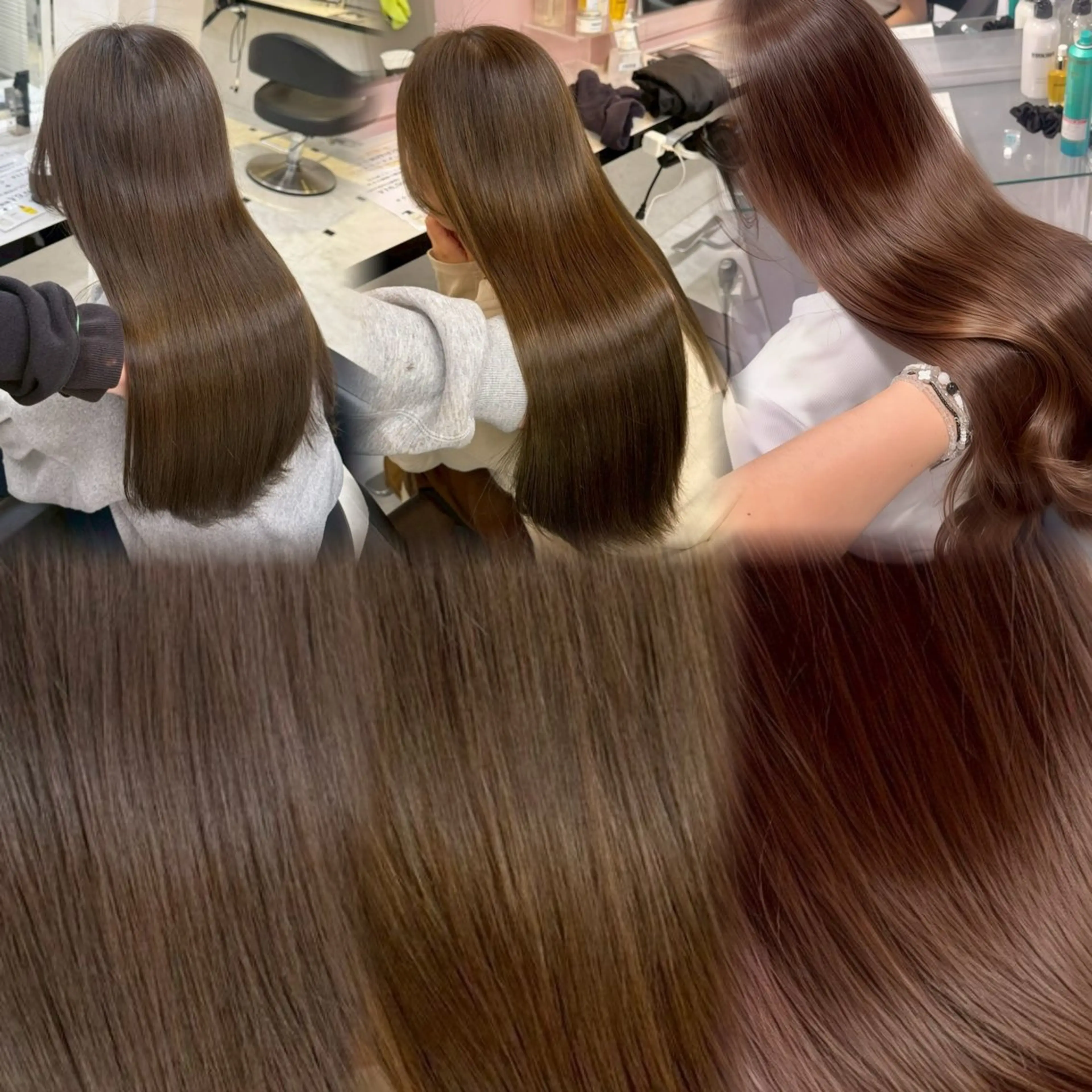 ロング カラー ヘアカラー 近藤 芽依のヘアスタイル