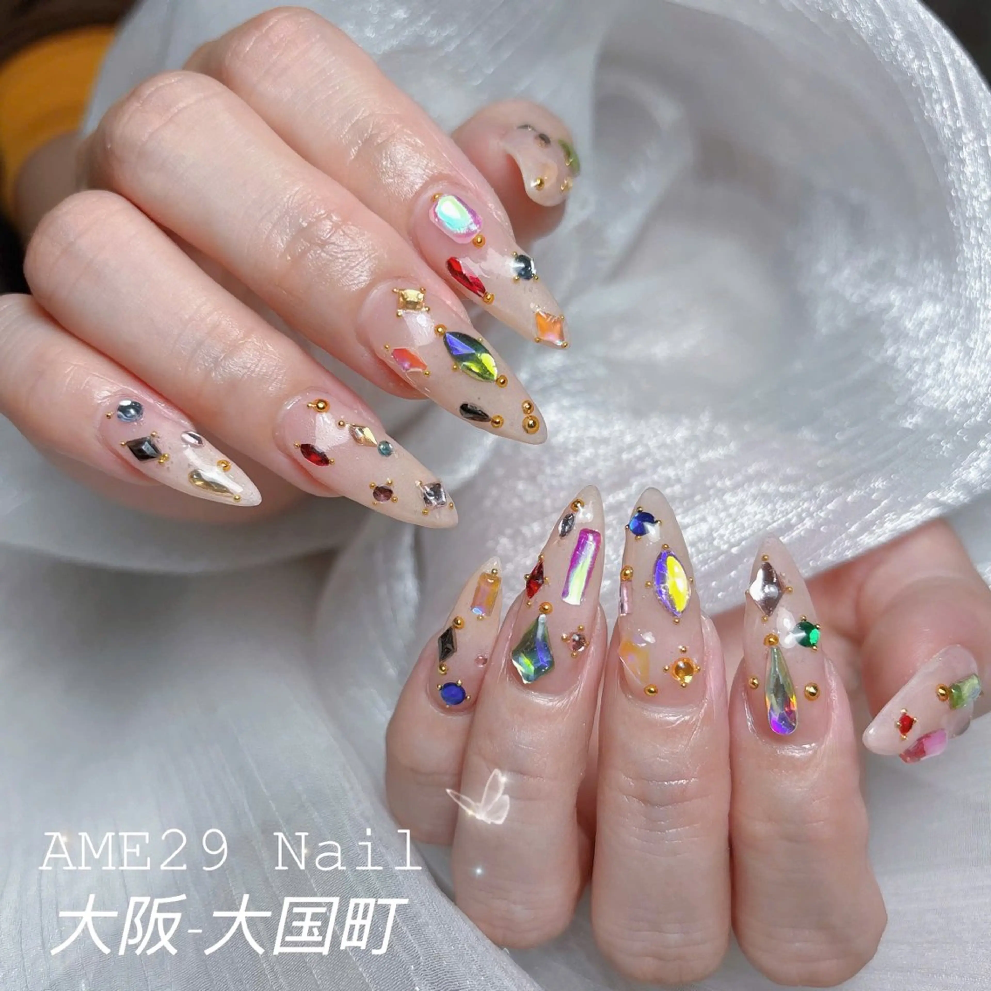 ネイル アートネイル スカルプネイル AME29 Nail ネイルサロンのネイルデザイン
