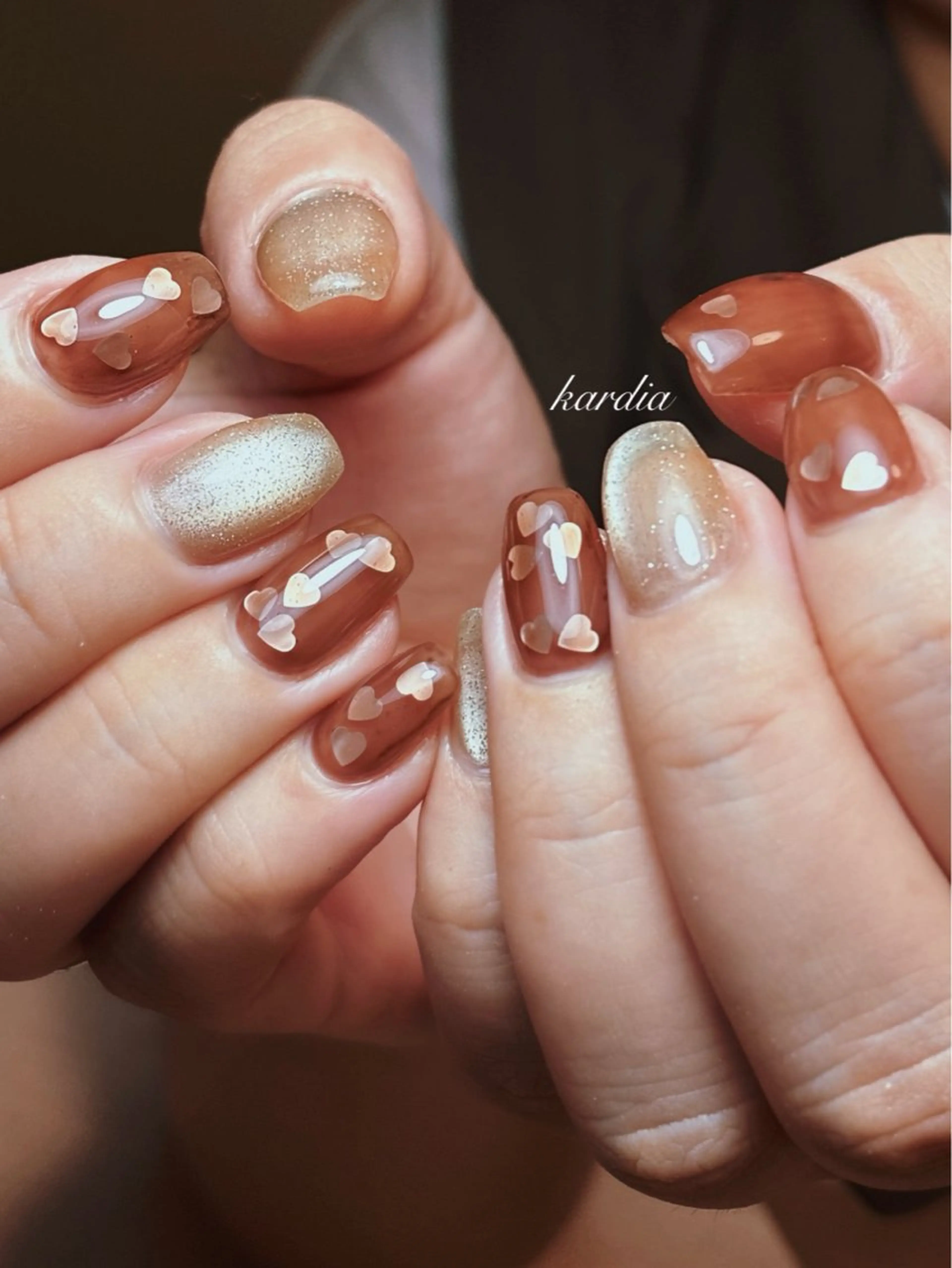 ネイル καρδιά -ｶﾙﾃﾞｨｱ-のネイルデザイン