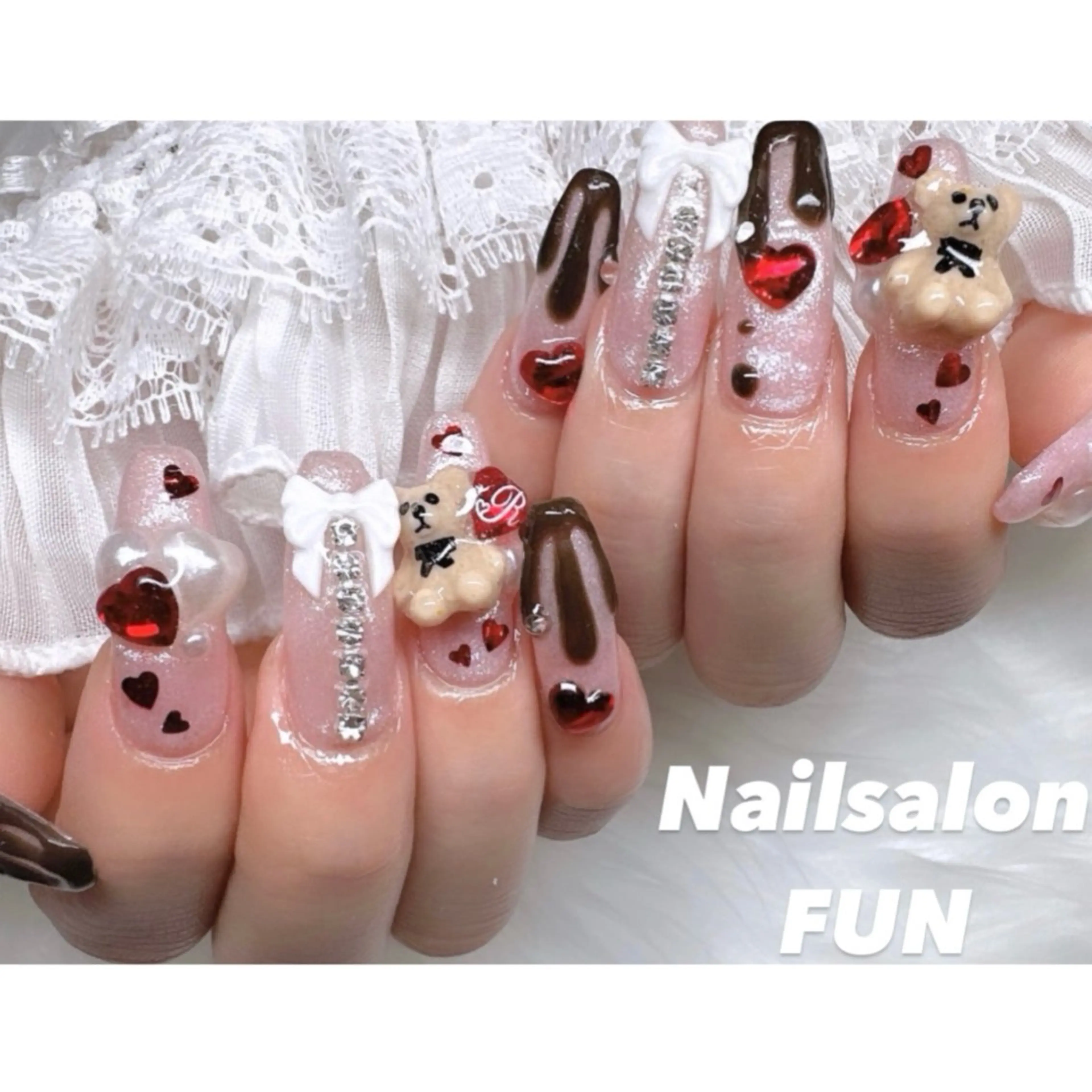 ネイル アートネイル ネイルチップ Nailsalon FUN🌈のネイルデザイン