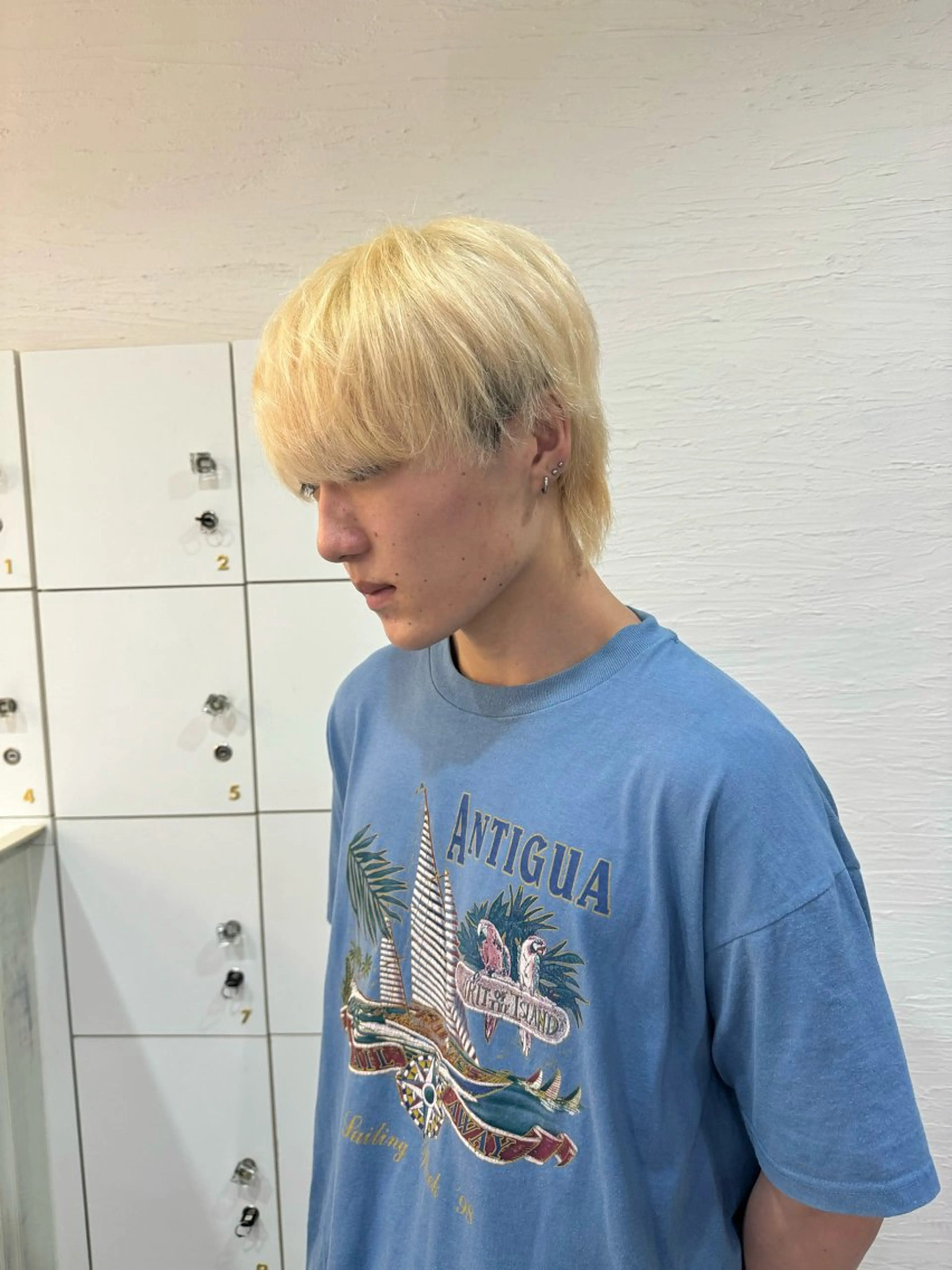 カラー メンズ ブロンド ミユル/ 盛れるエクステ🎀✨のヘアスタイル