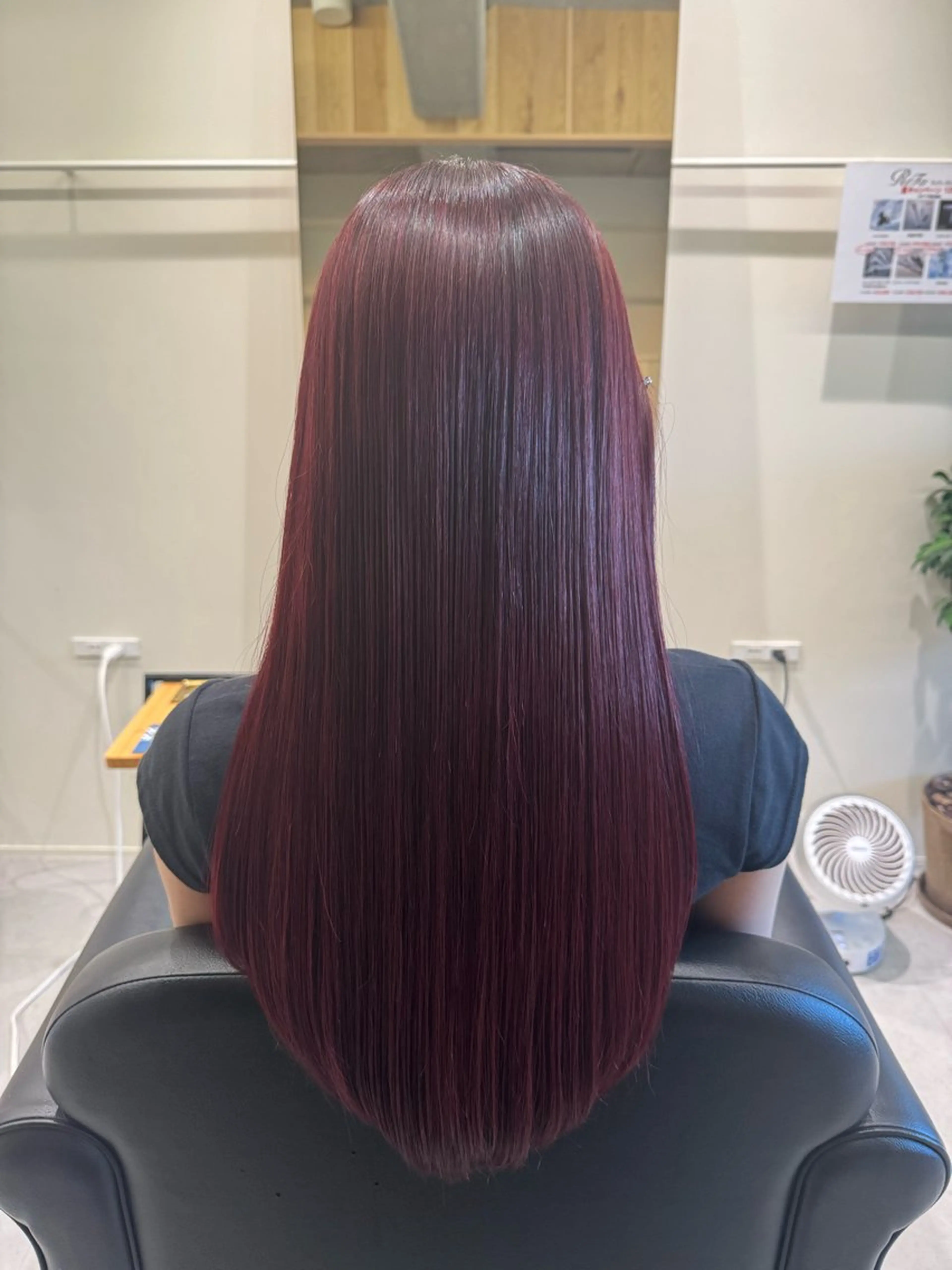 ロング カラー ゆ う あのヘアスタイル