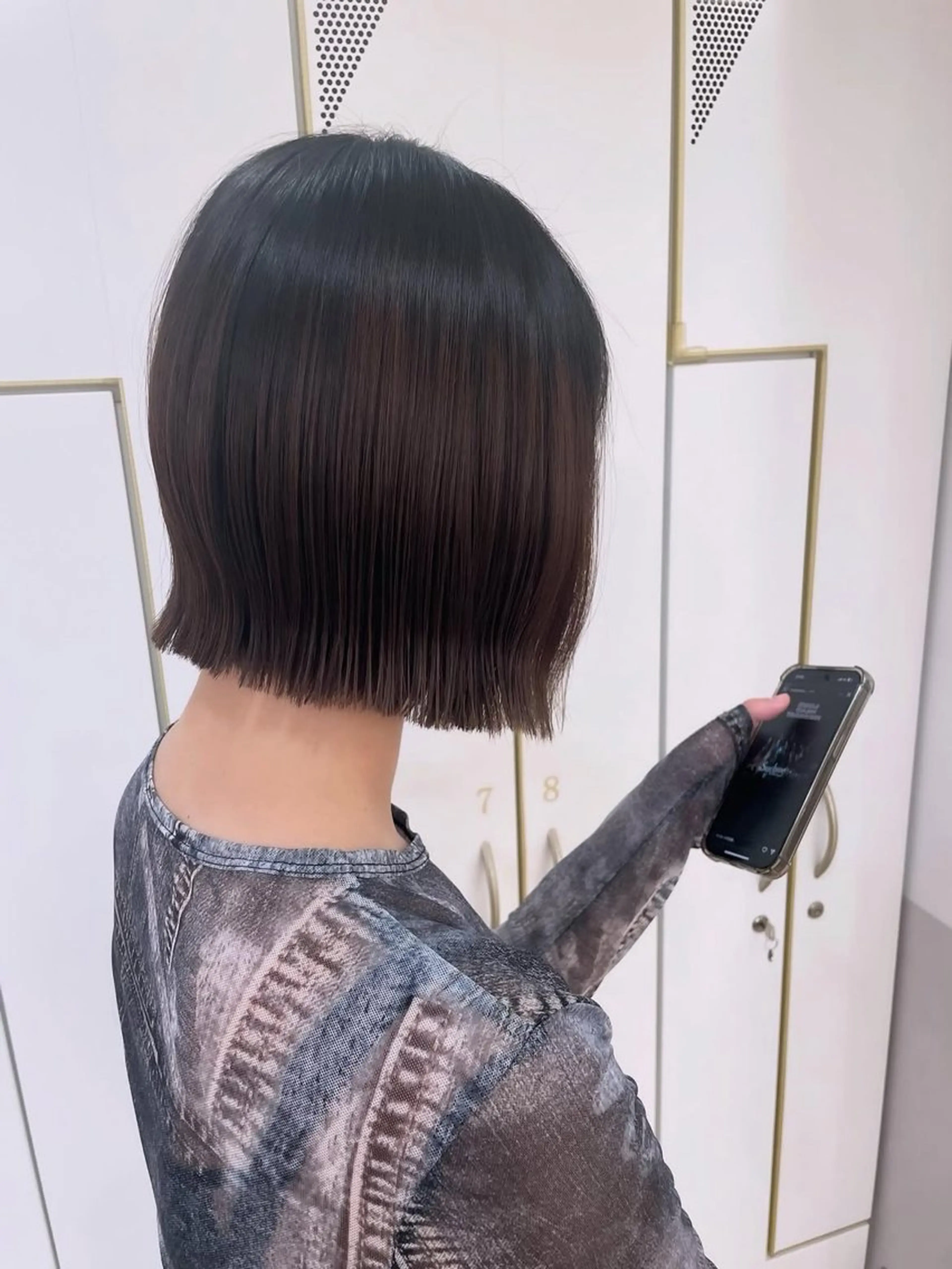 ショート 🤍ショートボブ 🤍NANAMI🤍のヘアスタイル
