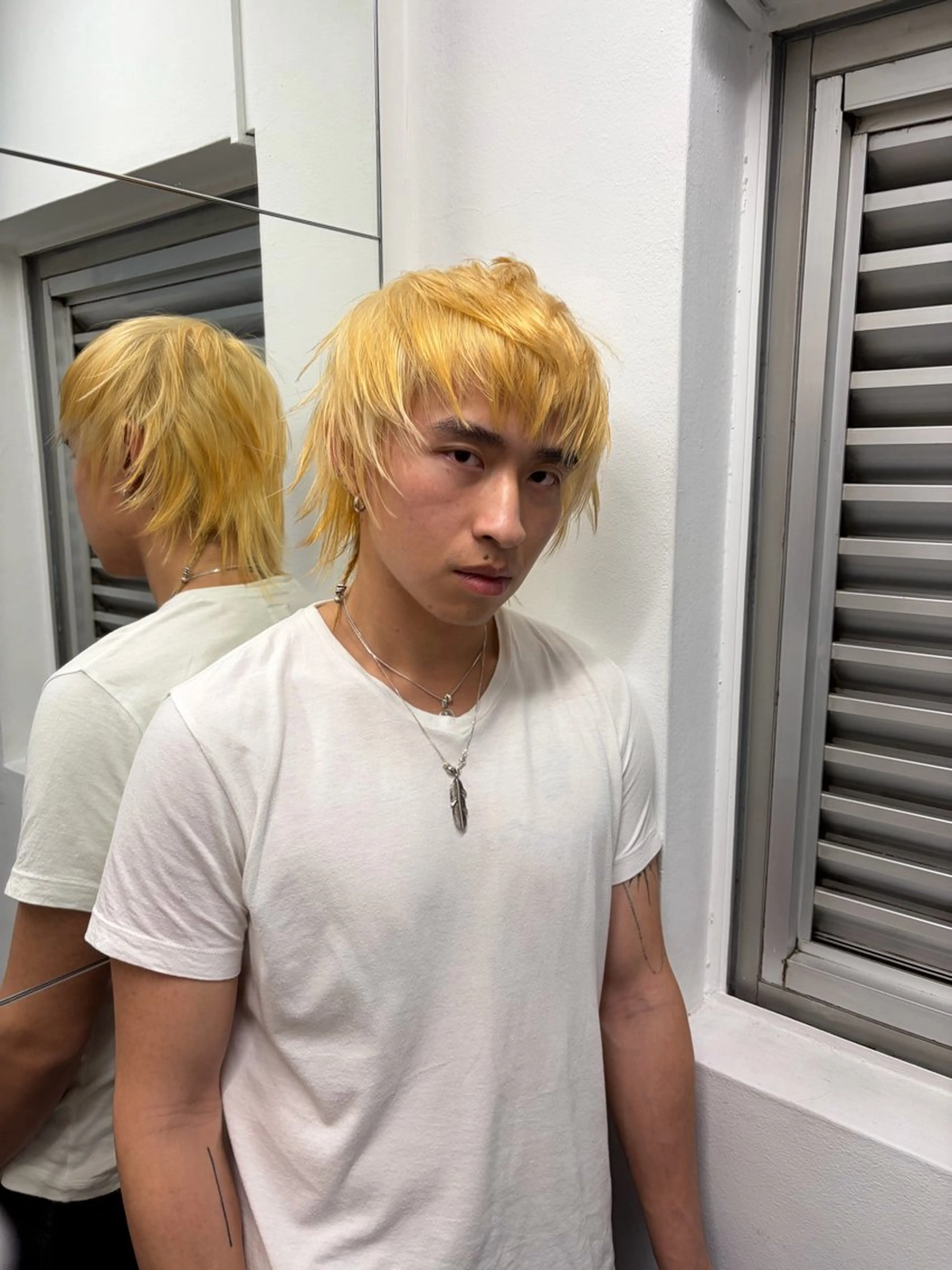 ショート カラー ヘアアレンジ メンズ 渡邉 舞のヘアスタイル