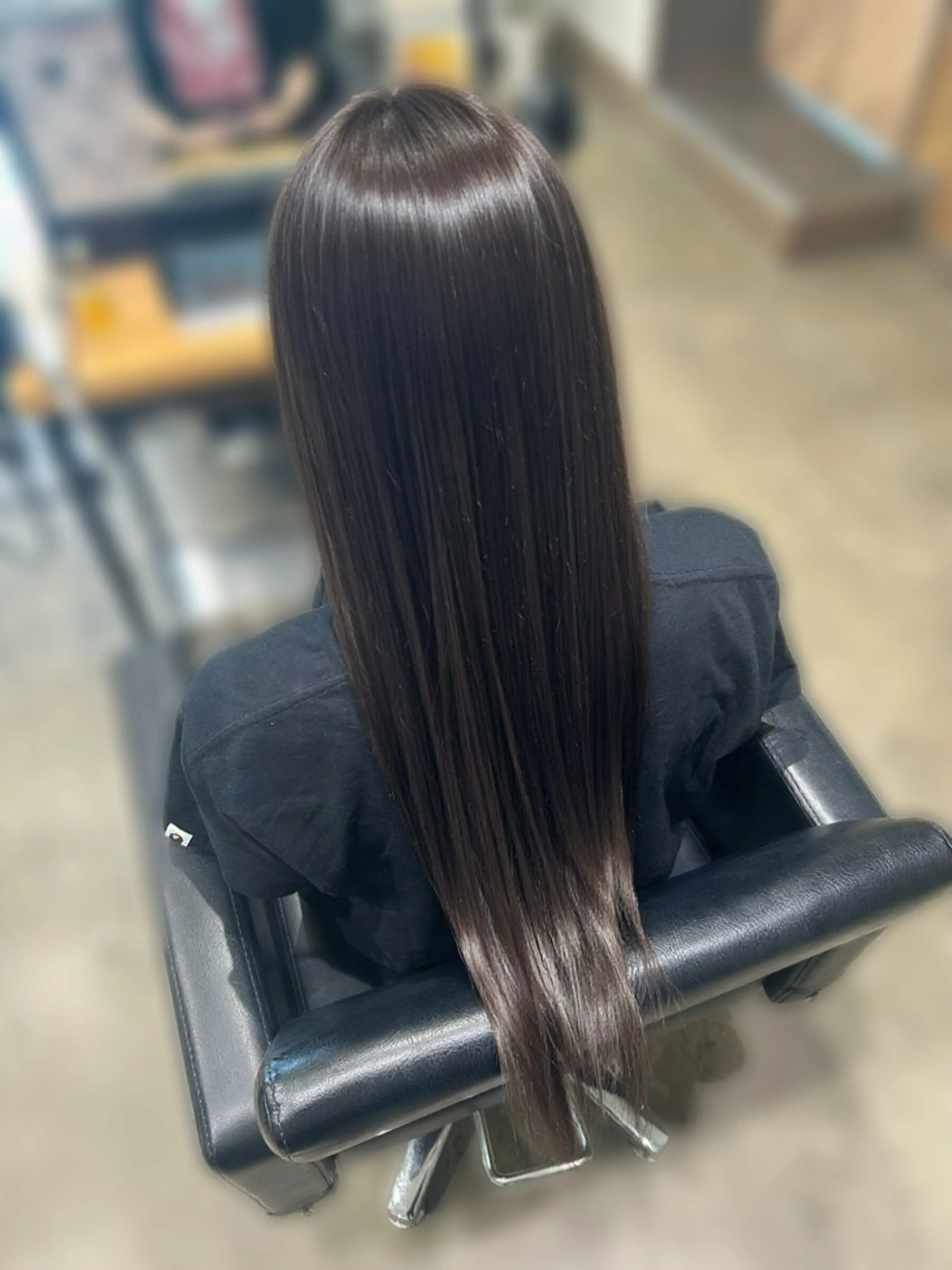 ロング カラー ブラウンカラー ヘアカラー くろだ かなのヘアスタイル