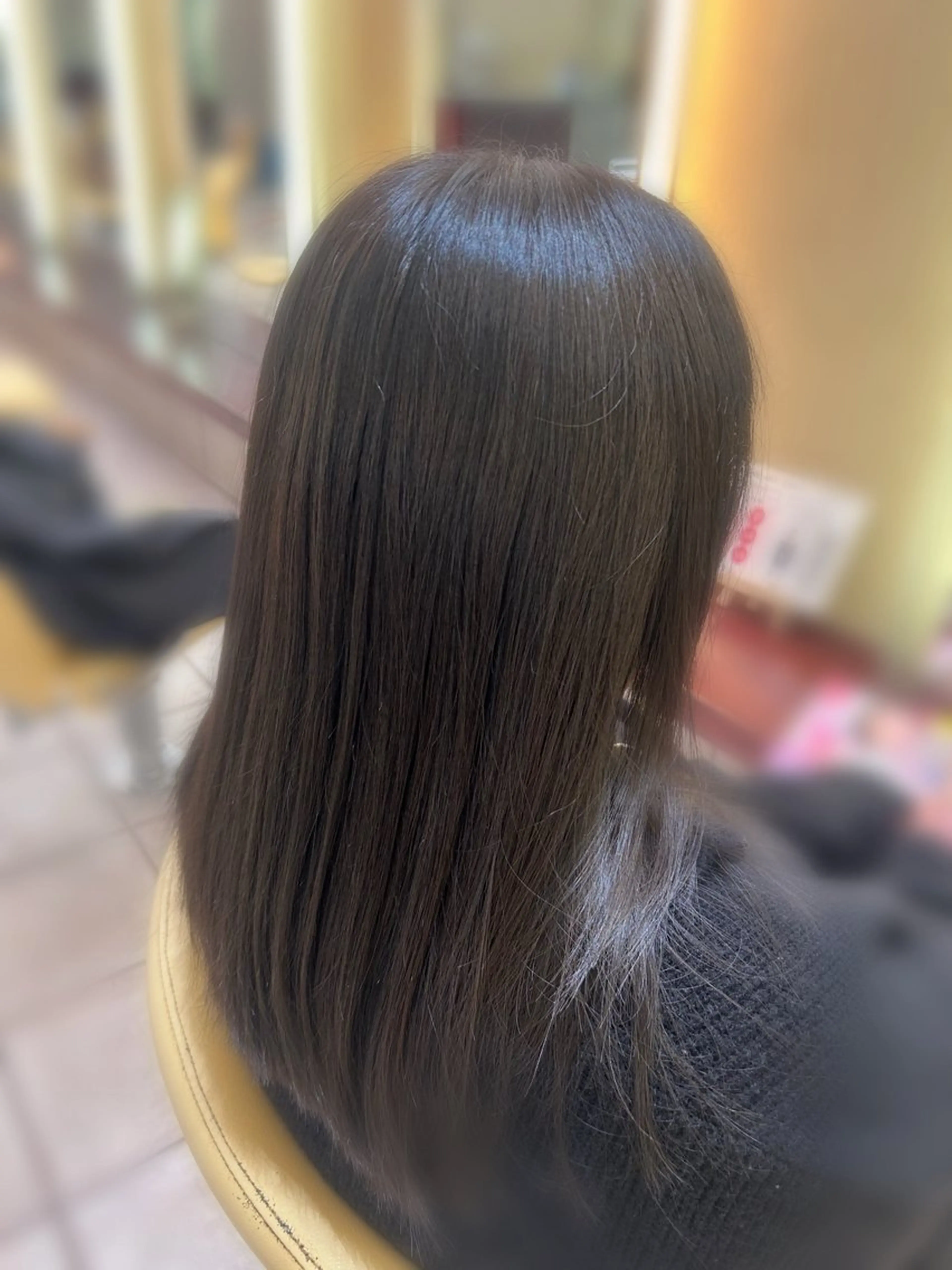 ロング カラー 黒髪 ブルーカラー ブルーブラック スターダスト 🦋HIDAKA 🦋のヘアスタイル