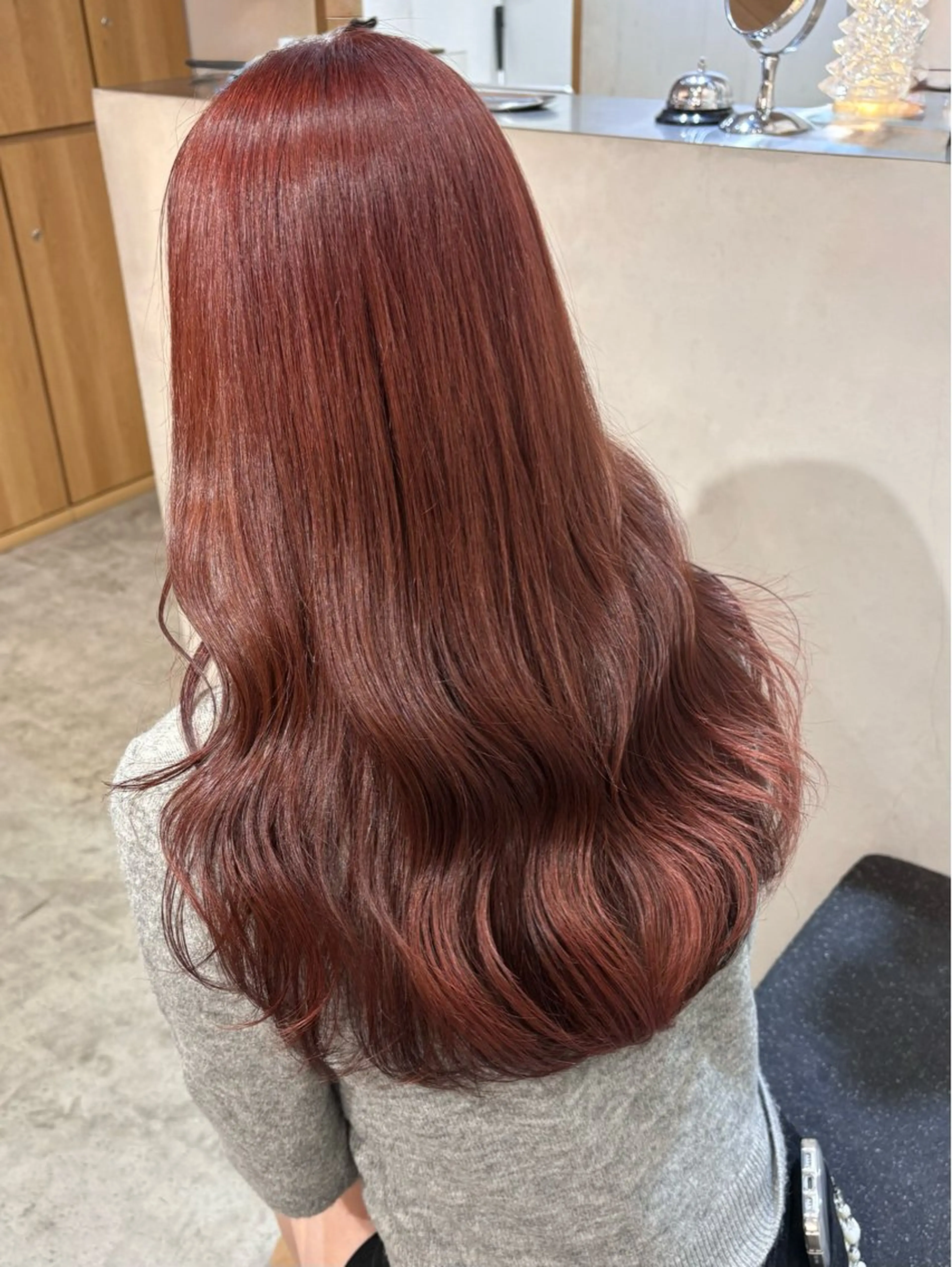 ミディアム ヘアカラー 🫐寒色系カラー 🫐ヤマナカリリカのヘアスタイル