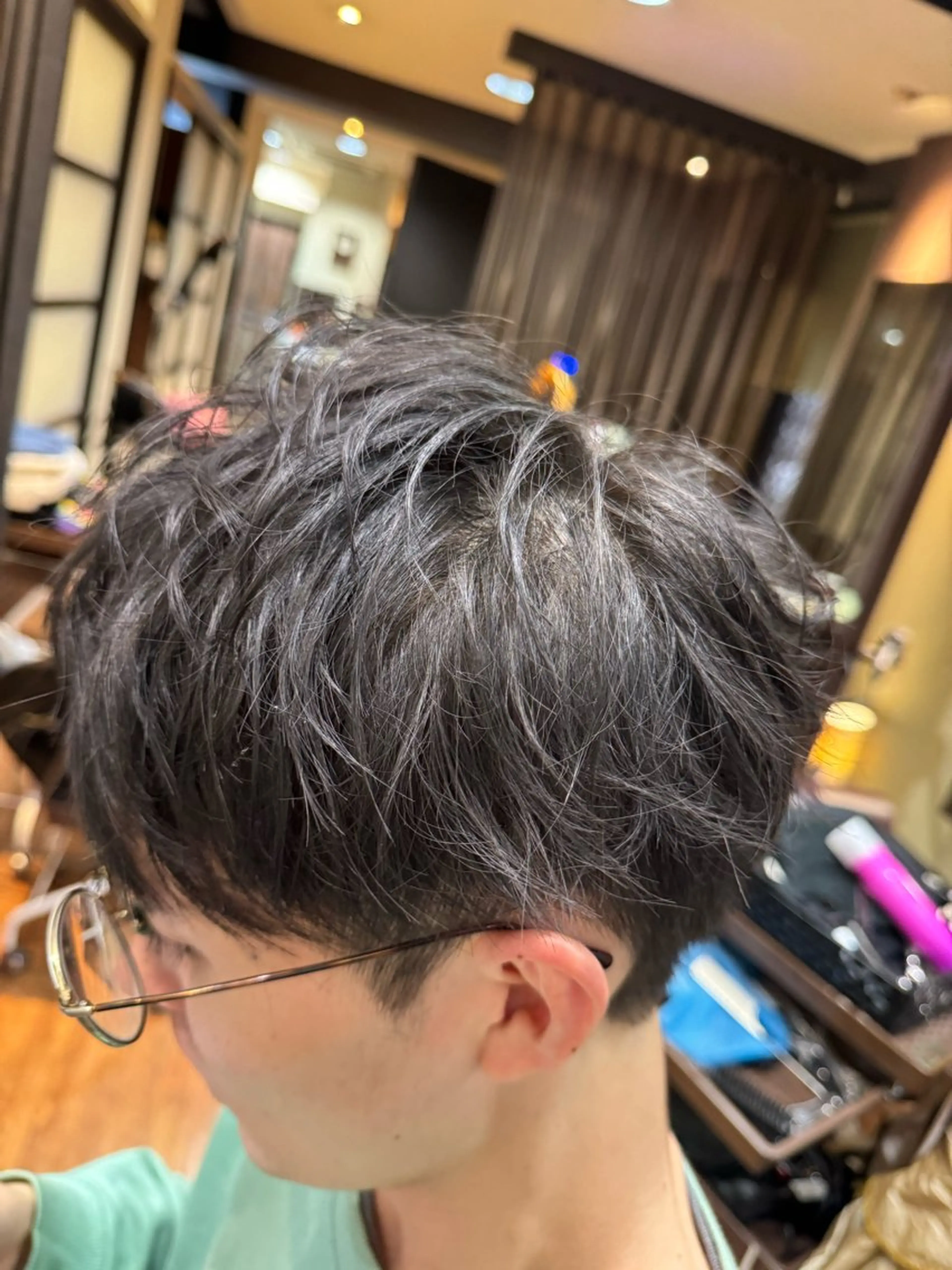 ショート メンズ 【縮毛矯正/カラー】 今野寛己のヘアスタイル