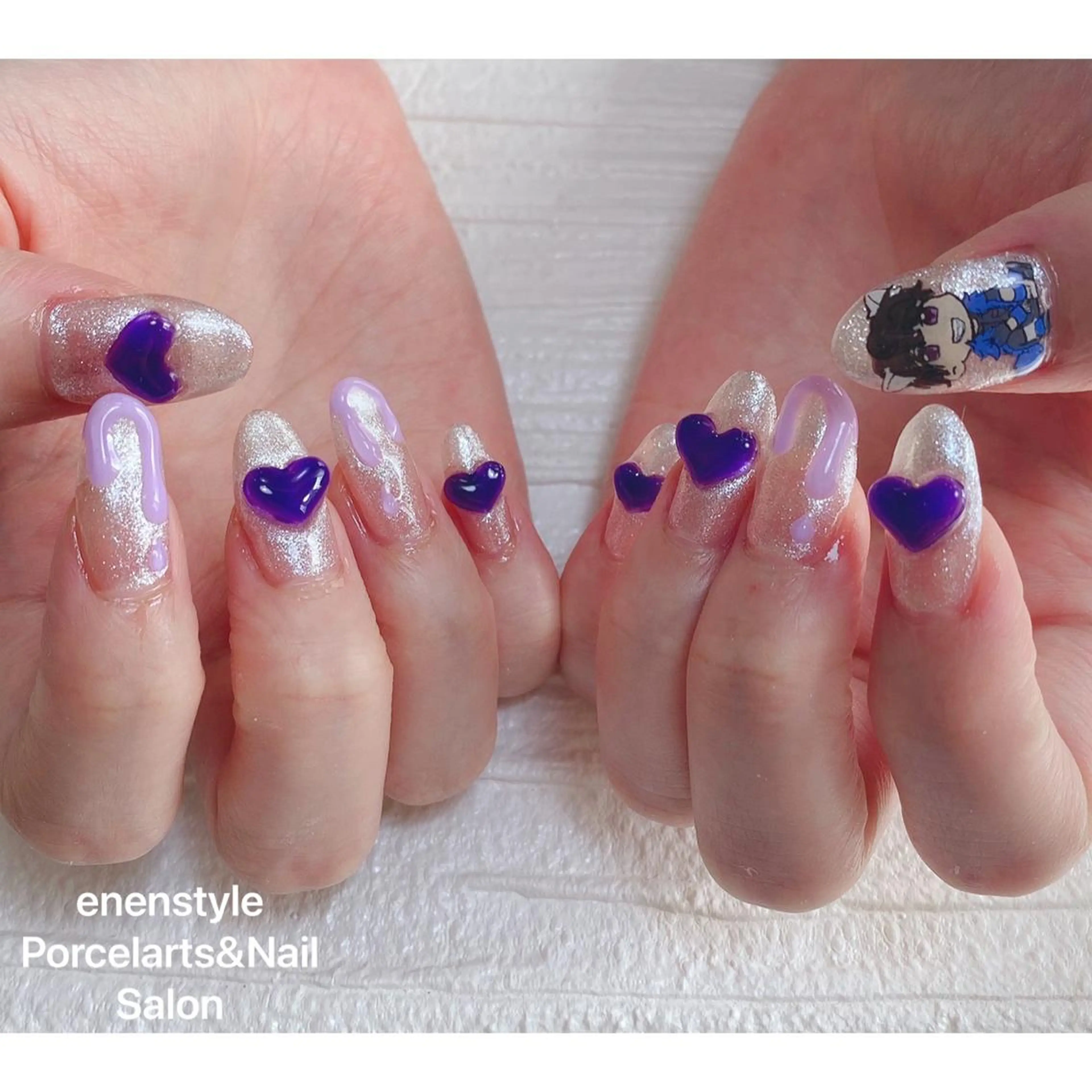 ミディアム ネイル 👑enen style👑のネイルデザイン