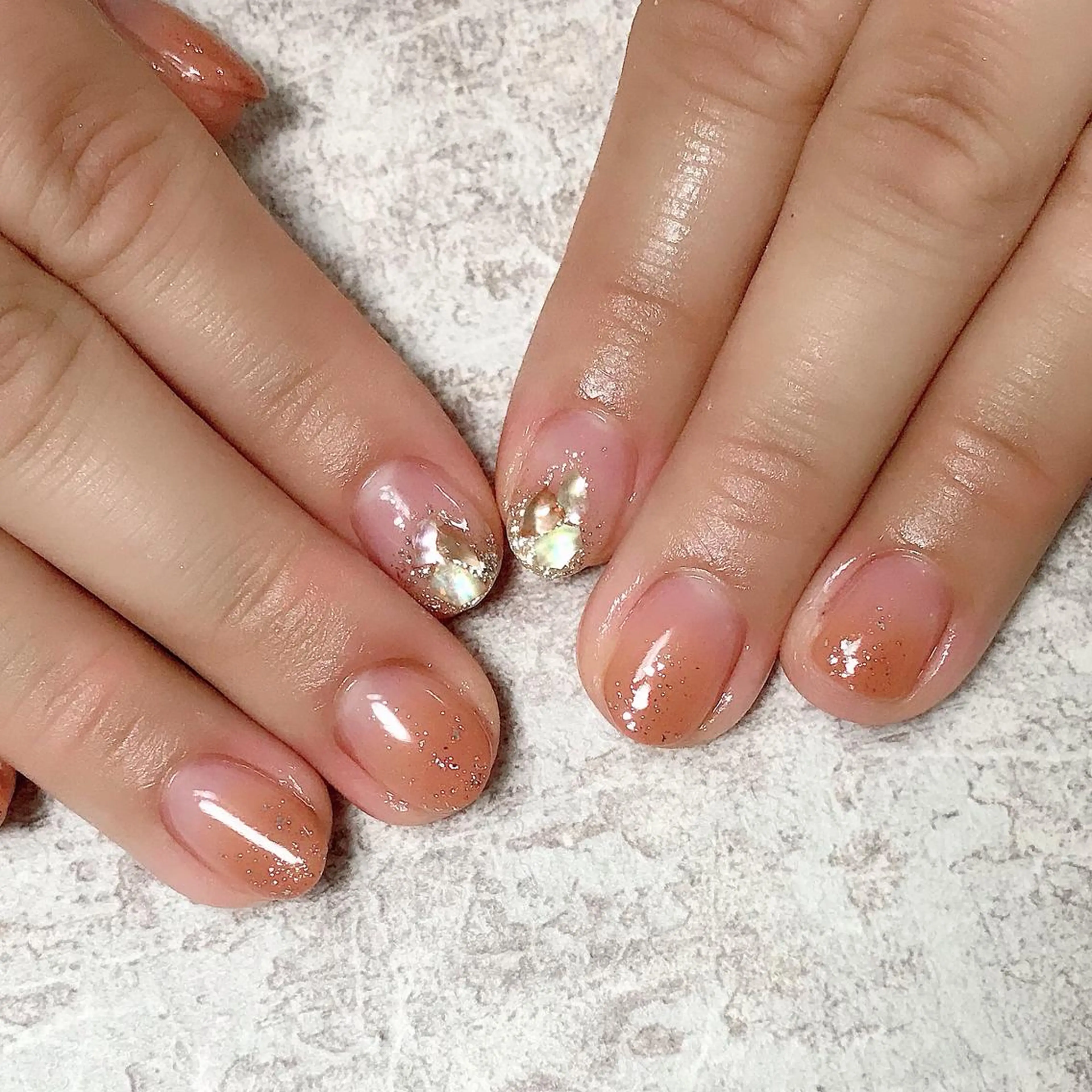 ネイル フットネイル ラメ(グリッター) ミラーネイル ワンカラーネイル kikinail 溝の口のネイルデザイン