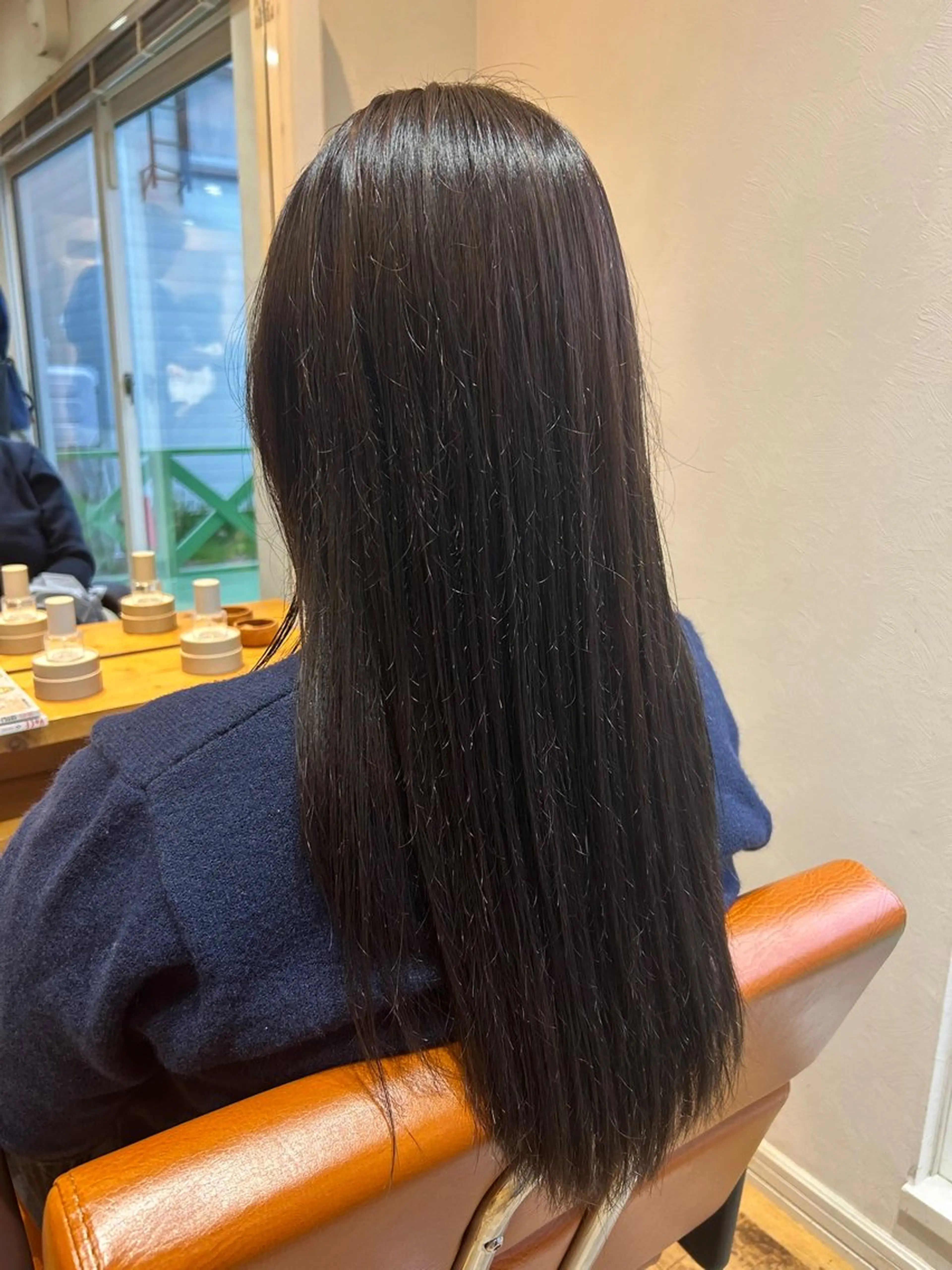 セミロング カラー ベージュカラー ヘアカラー COLOR LABO かすみのヘアスタイル